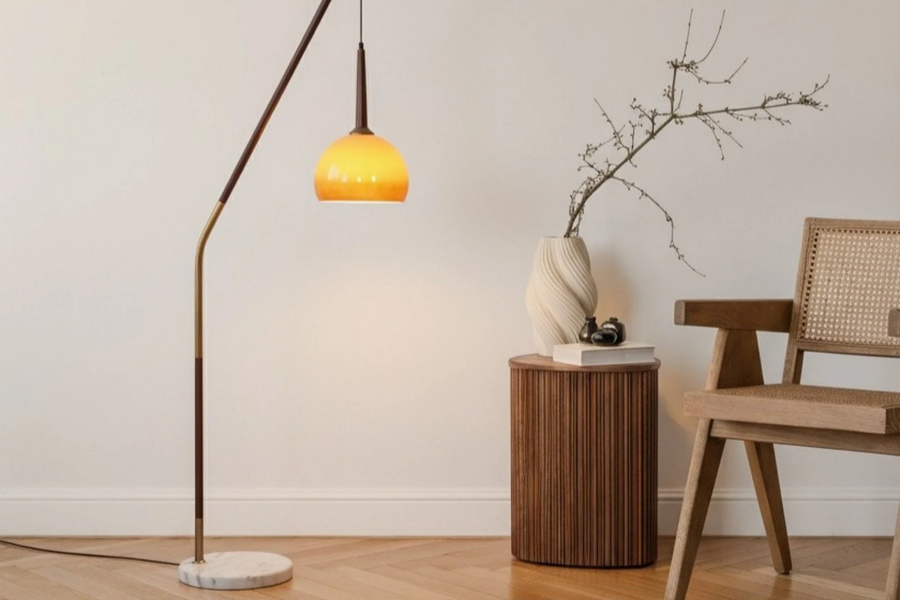 How to Use Lamps to Add Warmth to a Beige Apartment?