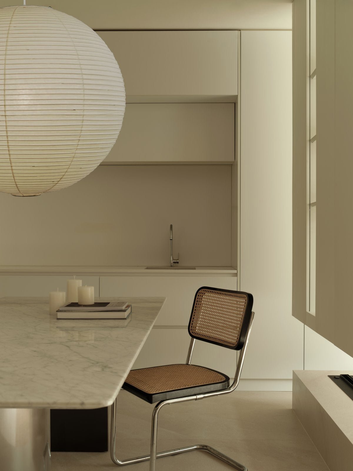 Akita Rice Paper Globe Pendant Lamp - Homezee
