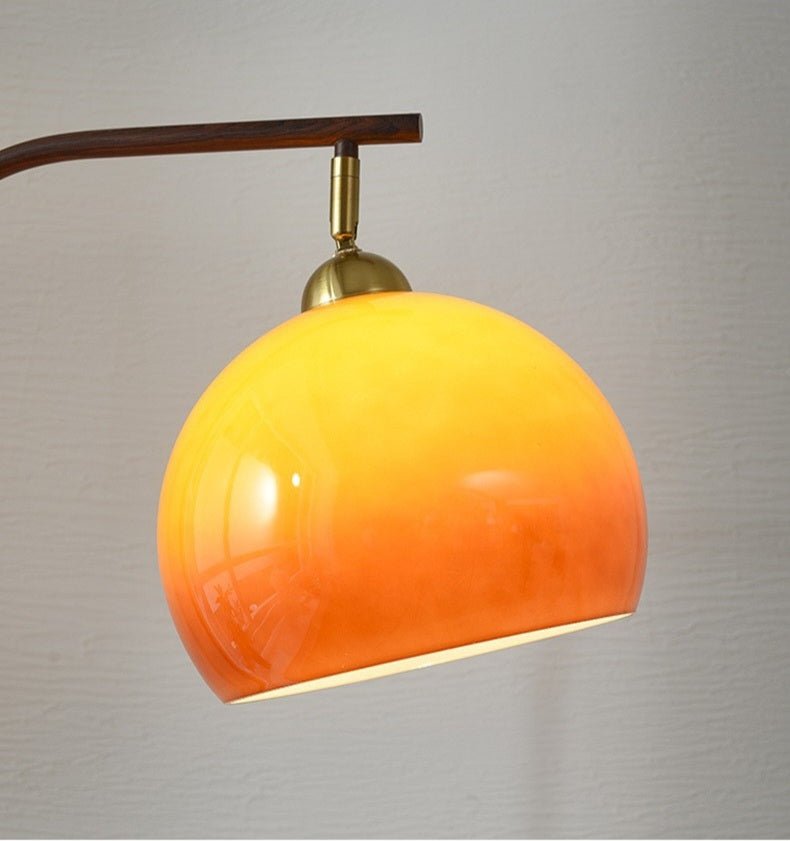 Carla Arc Floor Lamp with Side Table - Homezee