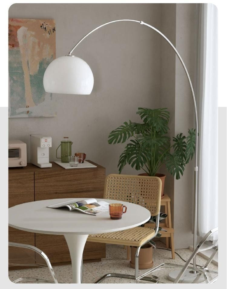 Sneedville++ Arched Floor Lamp with 150cm Arc Lamp XXL Shade