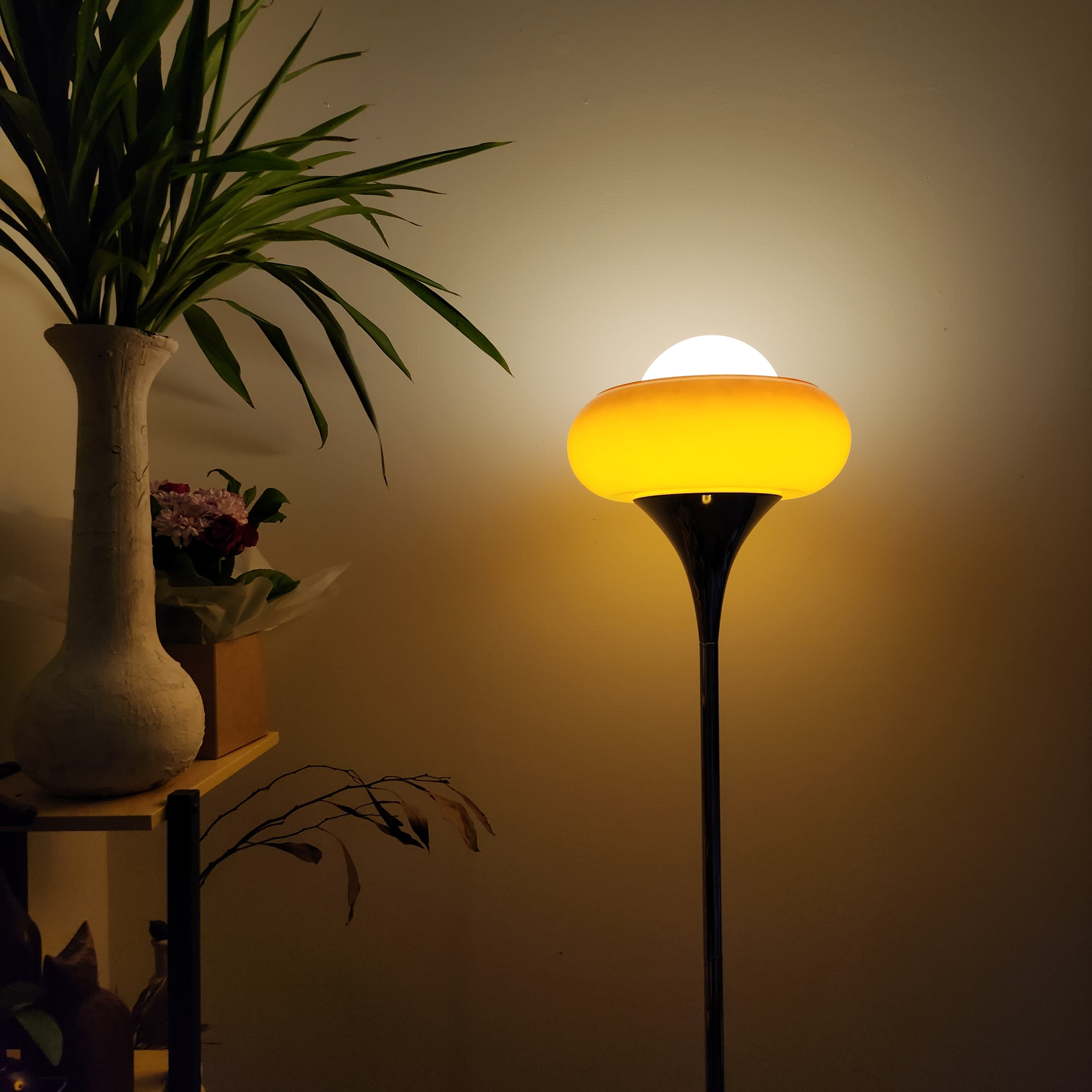 Every Egg Tart Floor Lamp Warm Ambient Glow
