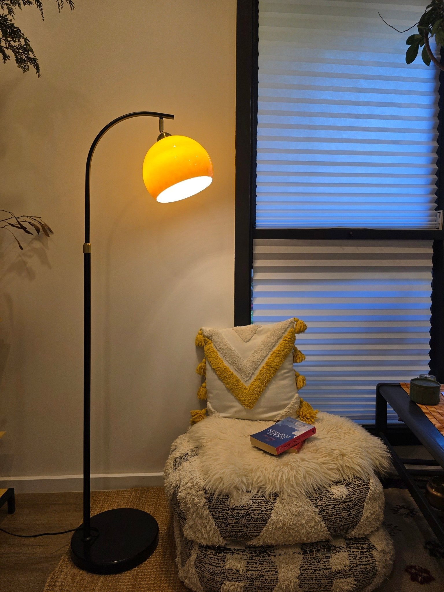 Bella Arc Floor Lamp - Homezee