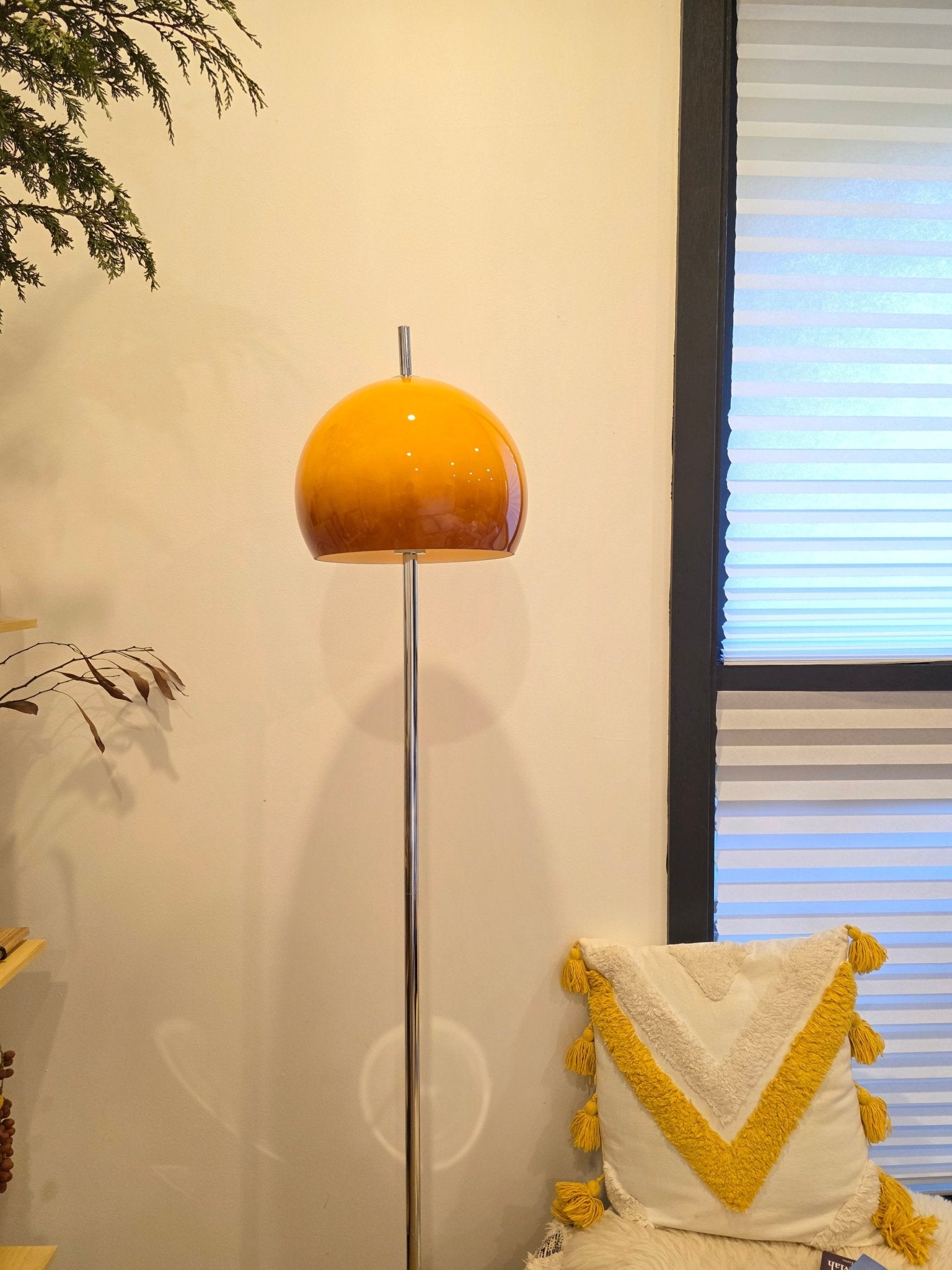 Olivia Mushroom Table & Floor Lamp Duo - Homezee