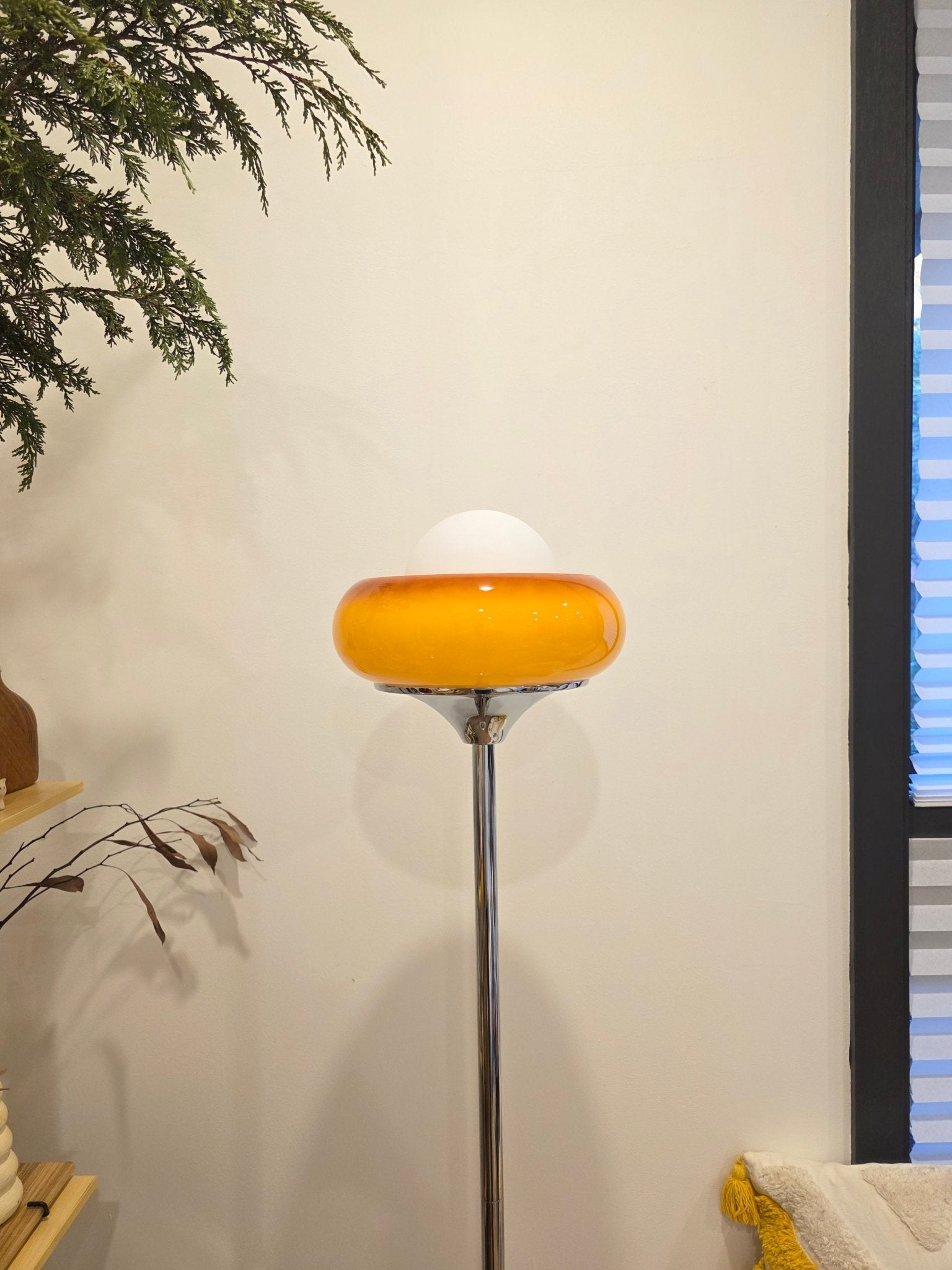 Avery Egg Tart Table Lamp & Floor Lamp Duo - Homezee