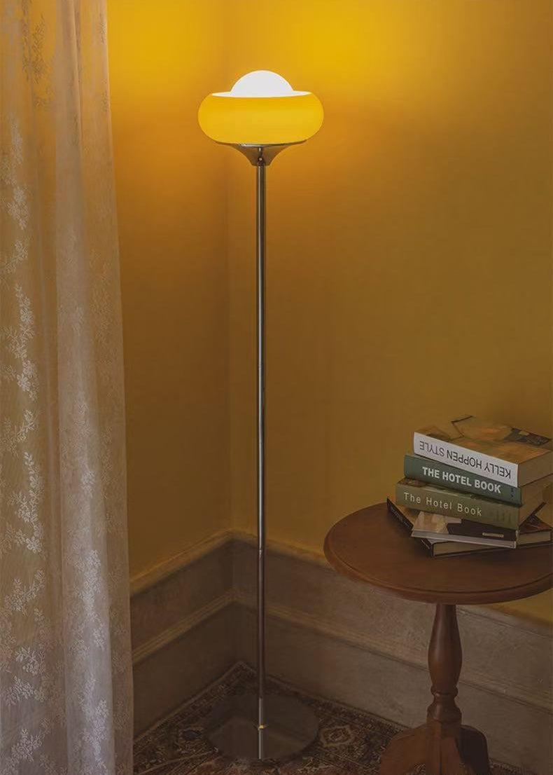Every Egg Tart Floor Lamp in living room