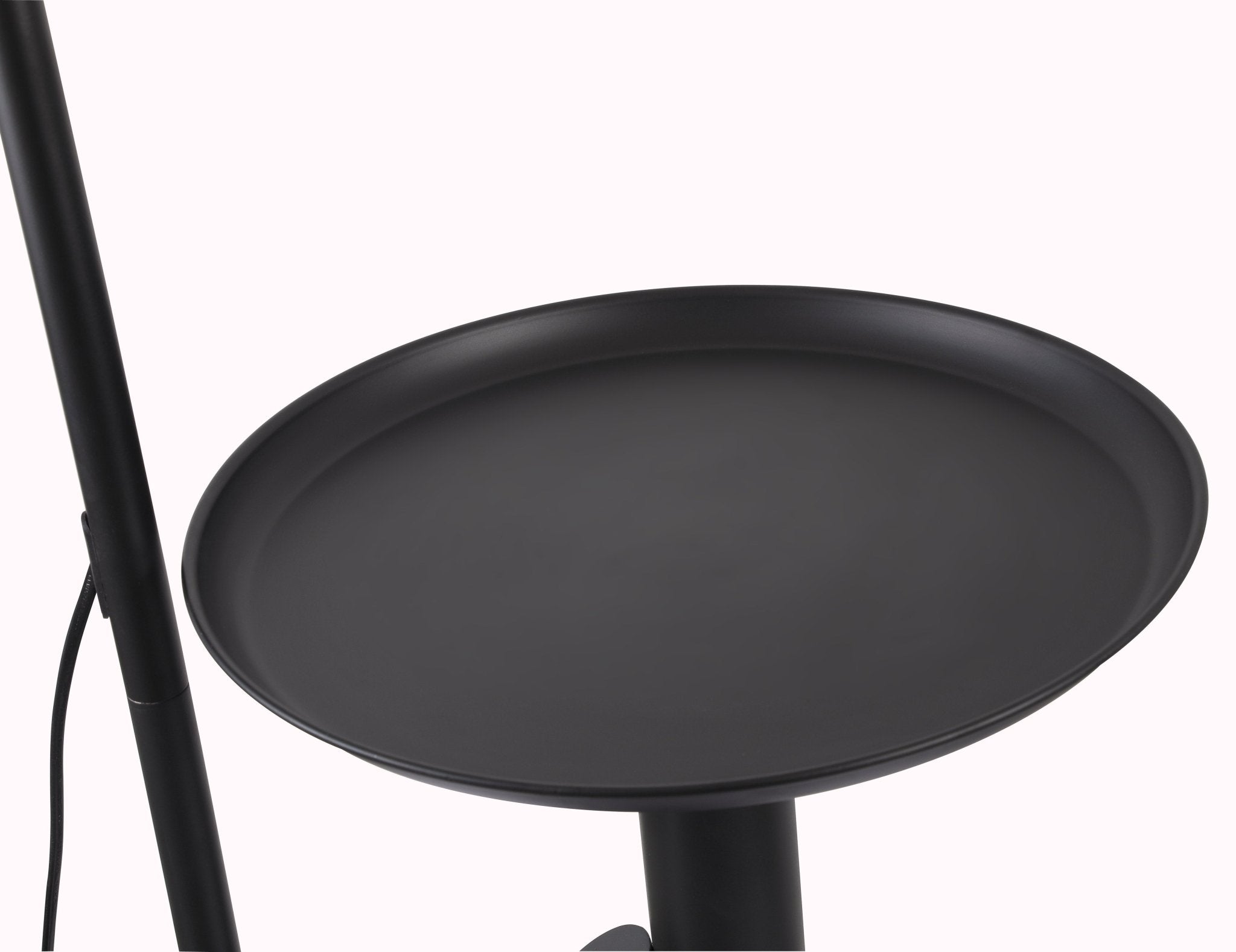 Carla Floor Lamp & Olivia Table Lamp Set - Homezee