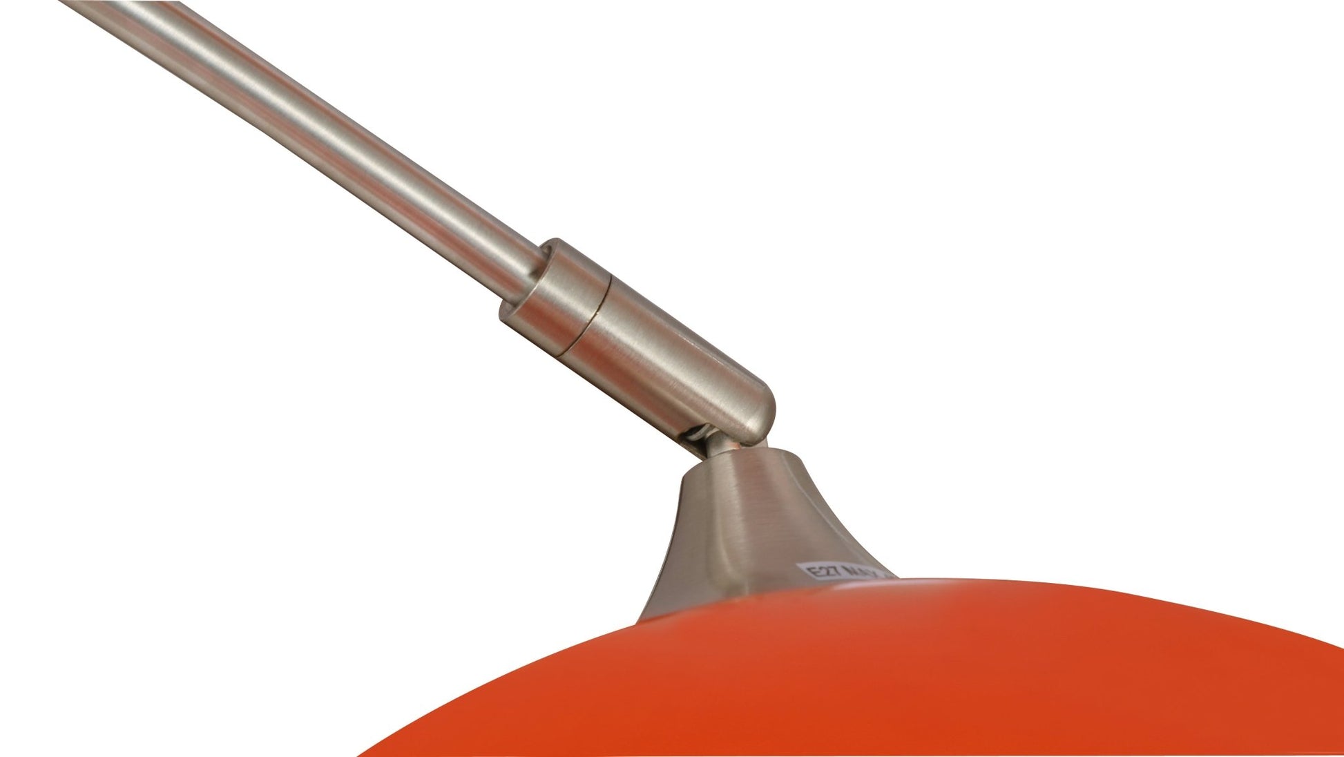 Sneedville+ Arched Floor Lamp – Chrome Arc XL Shade - Homezee