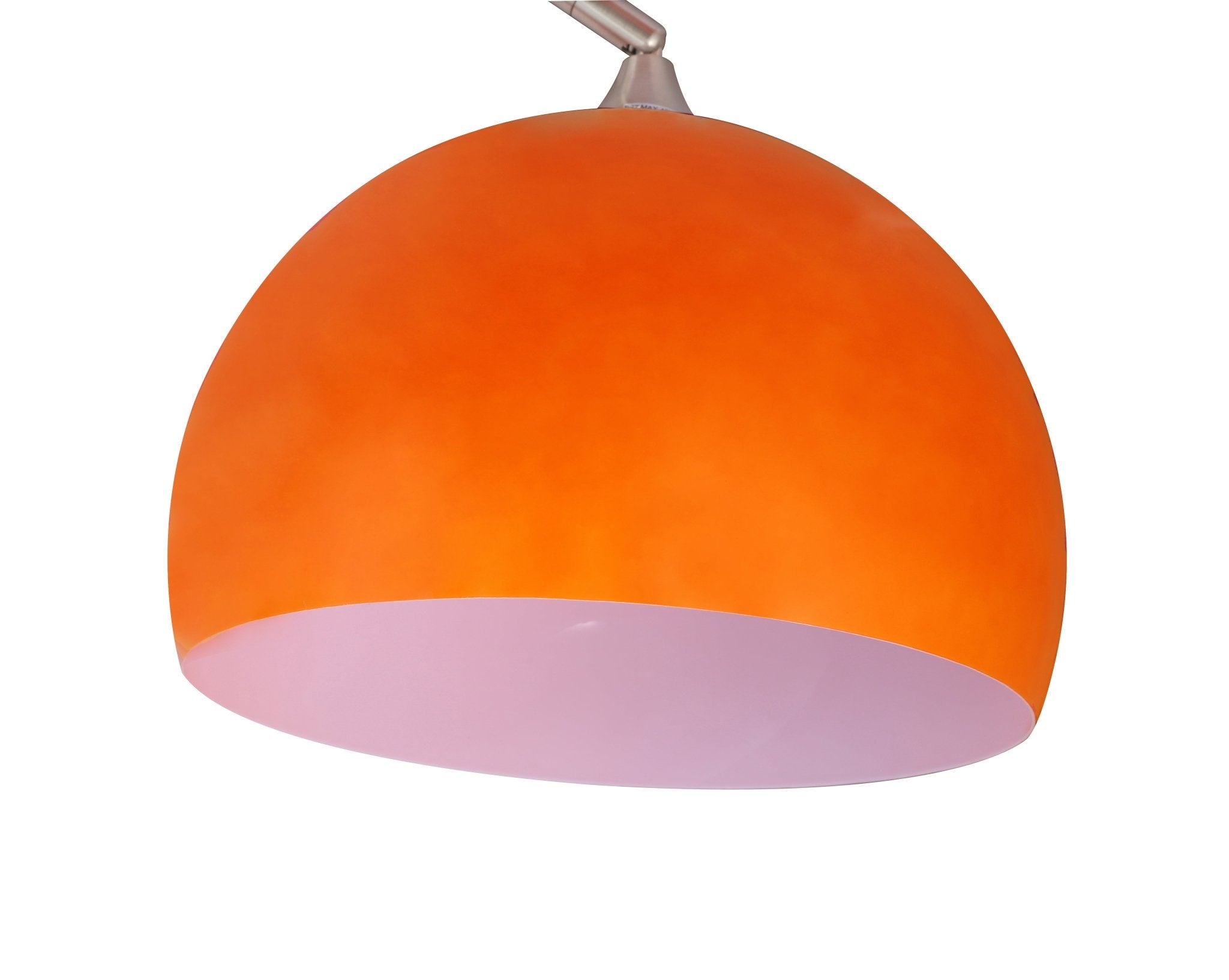 Sneedville+ Arched Floor Lamp – Chrome Arc XL Shade - Homezee