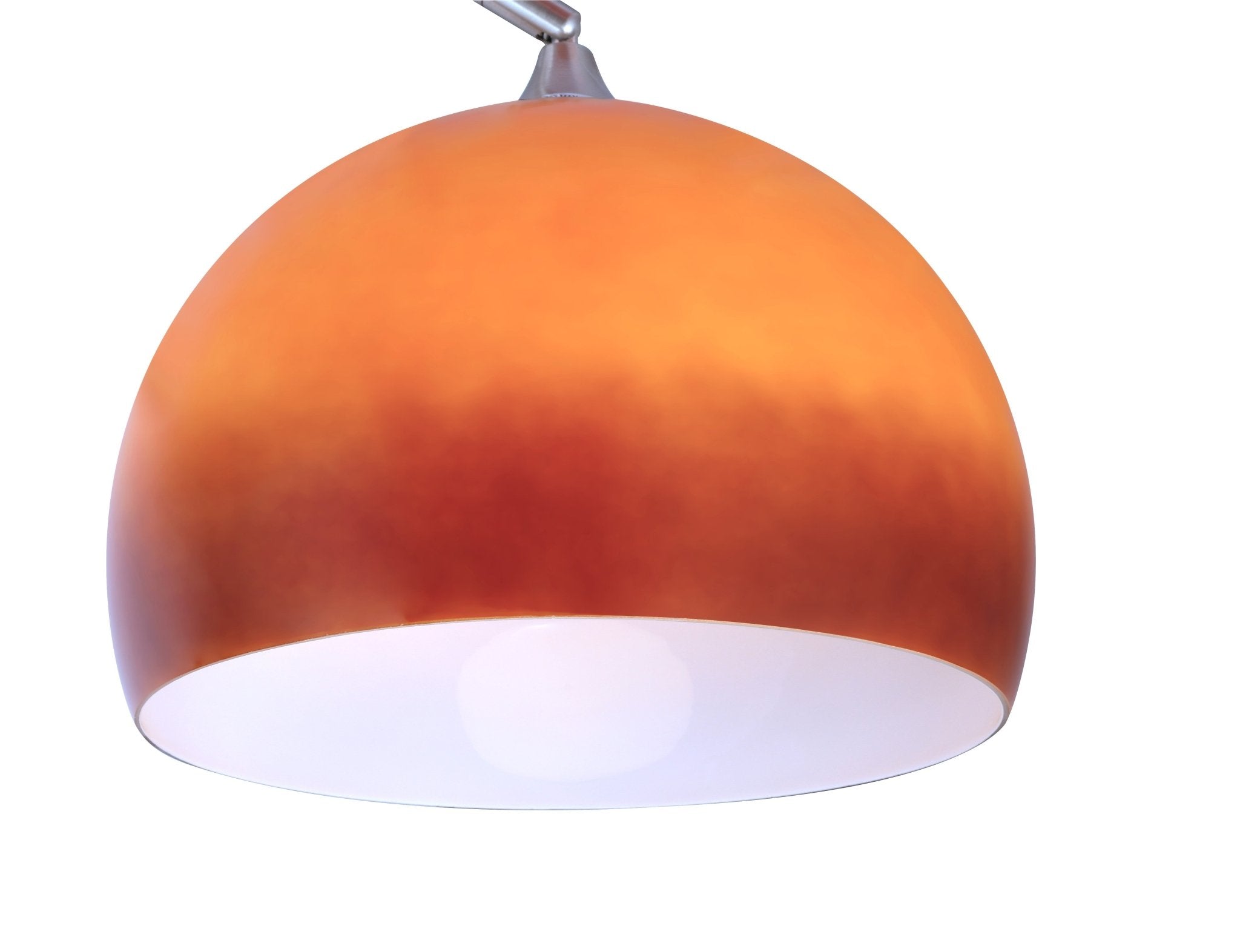 Sneedville+ Arched Floor Lamp – Chrome Arc XL Shade - Homezee