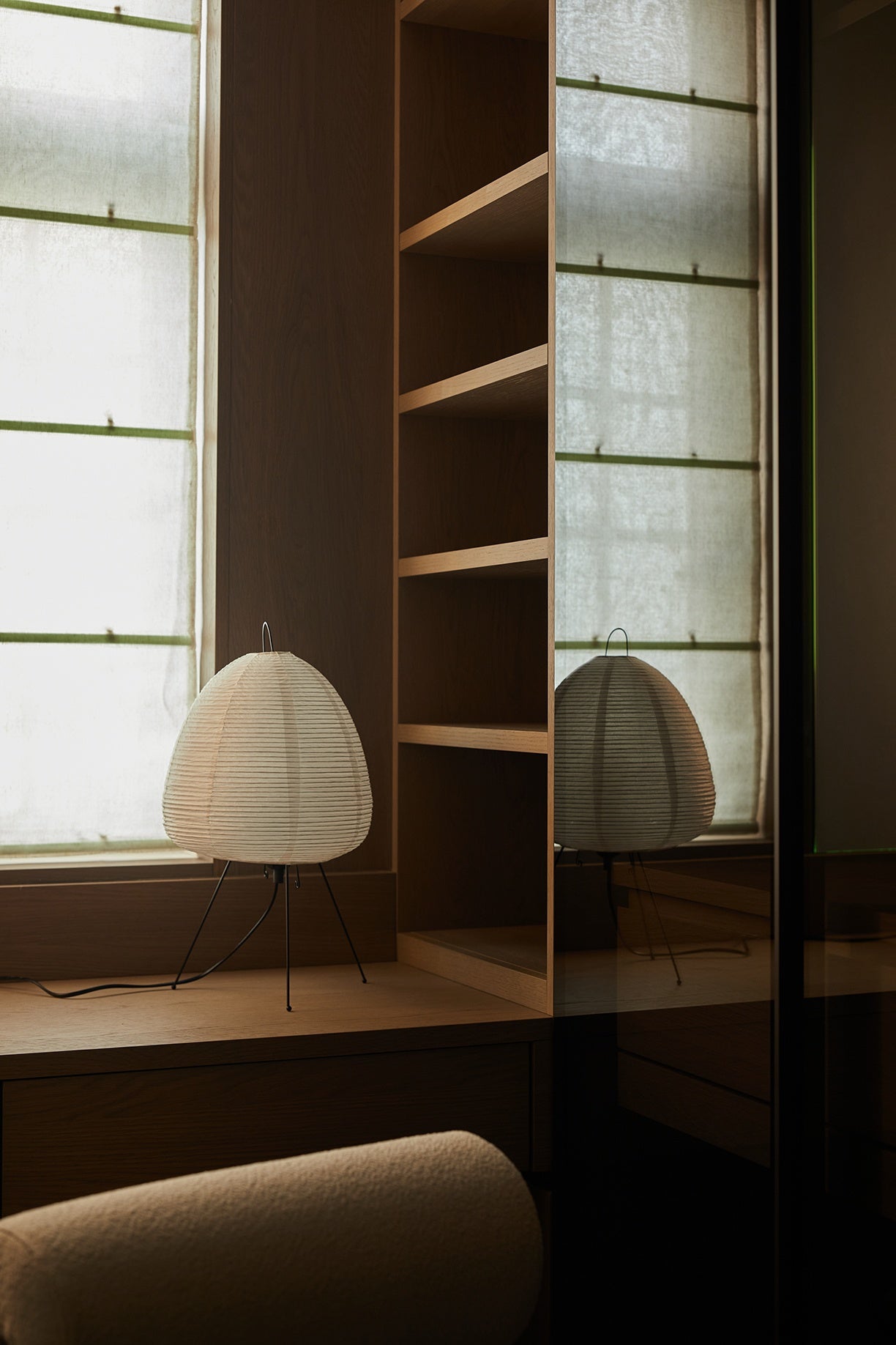 Akita Rice Paper Table Lamp - Homezee