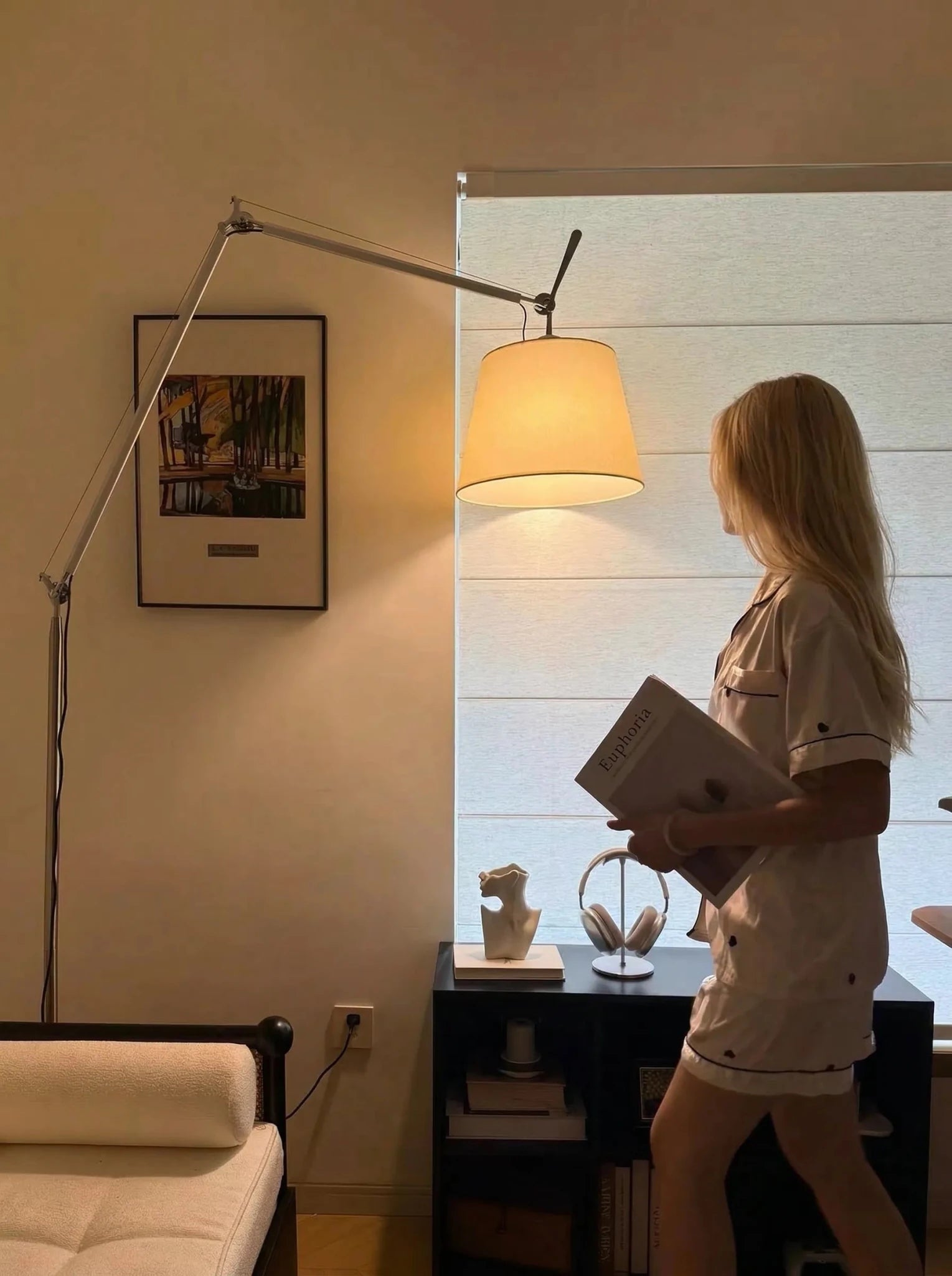 Tolomeo Mega Swing Arm Floor Lamp | Replica 1987 Design - Homezee