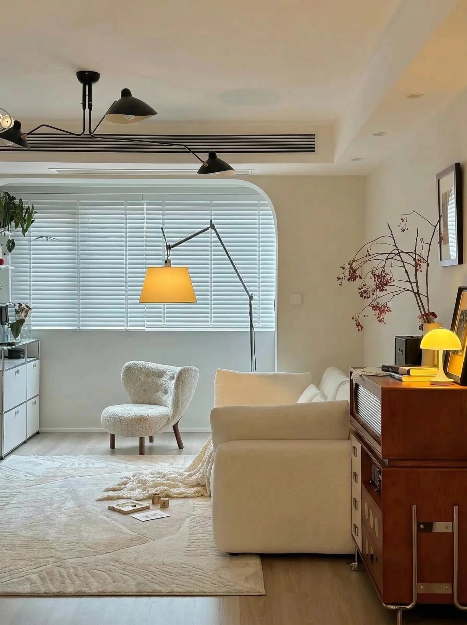 Tolomeo Mega Swing Arm Floor Lamp | Replica 1987 Design - Homezee