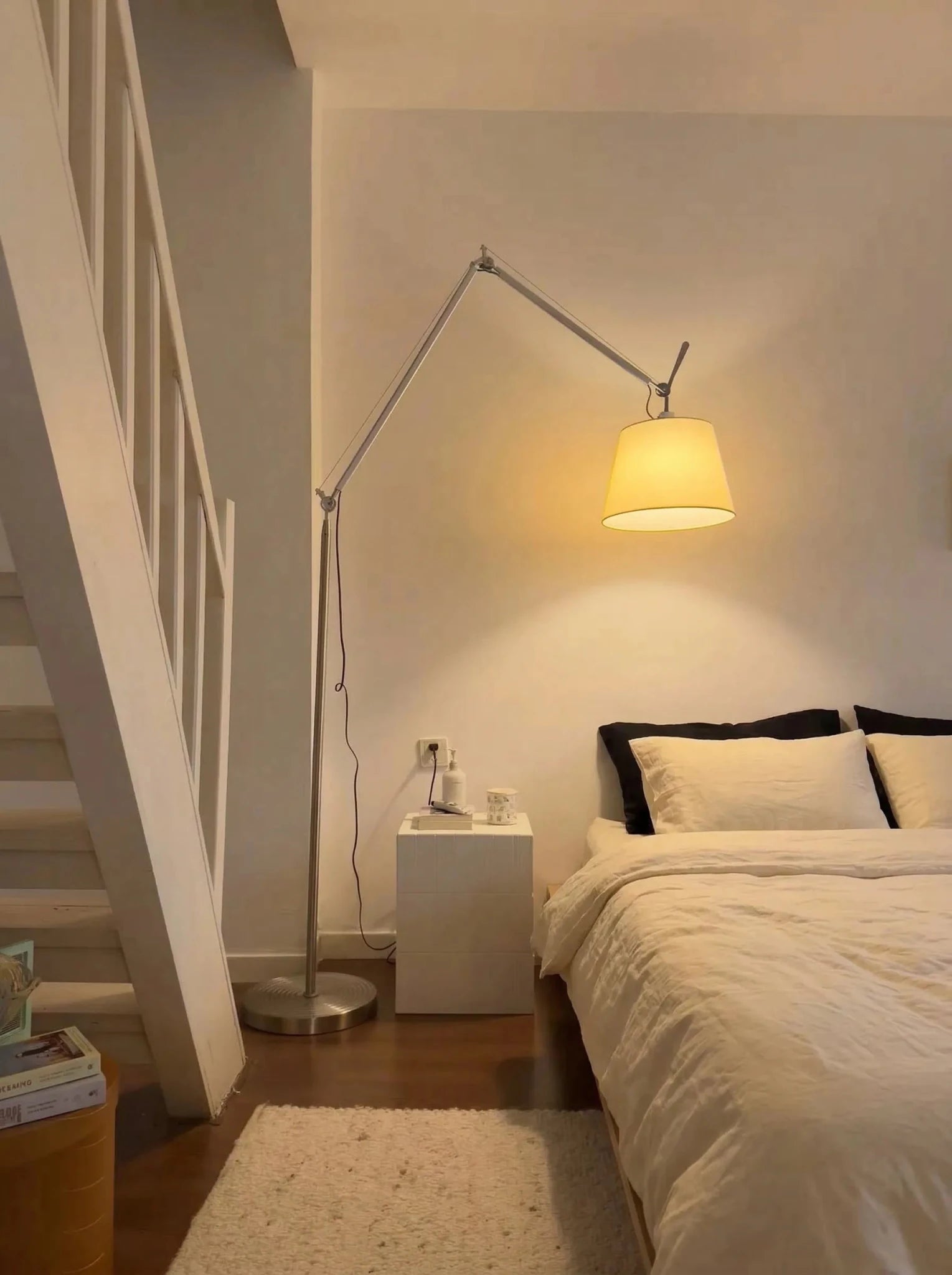 Tolomeo Mega Swing Arm Floor Lamp | Replica 1987 Design - Homezee
