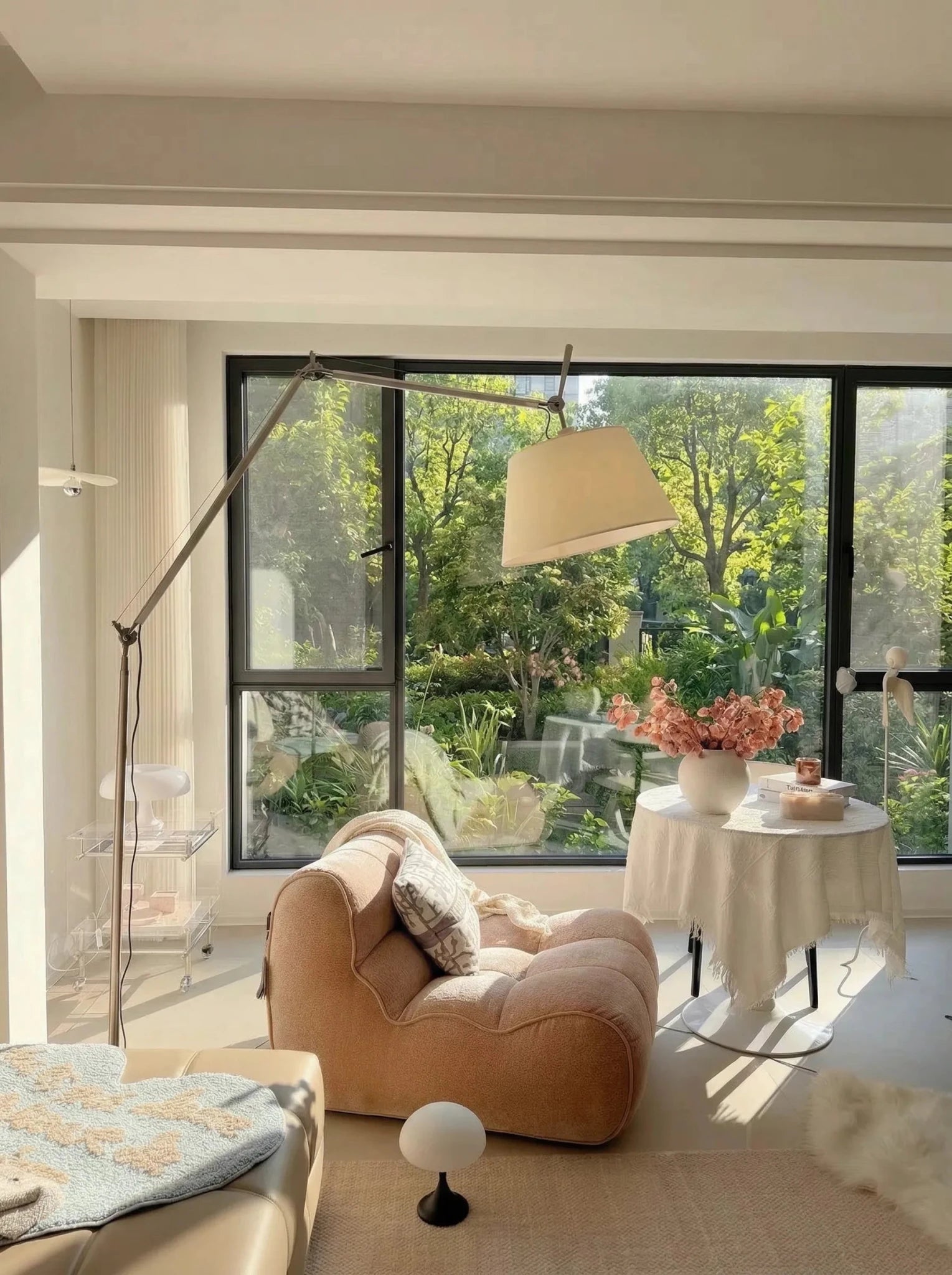 Tolomeo Mega Swing Arm Floor Lamp | Replica 1987 Design - Homezee