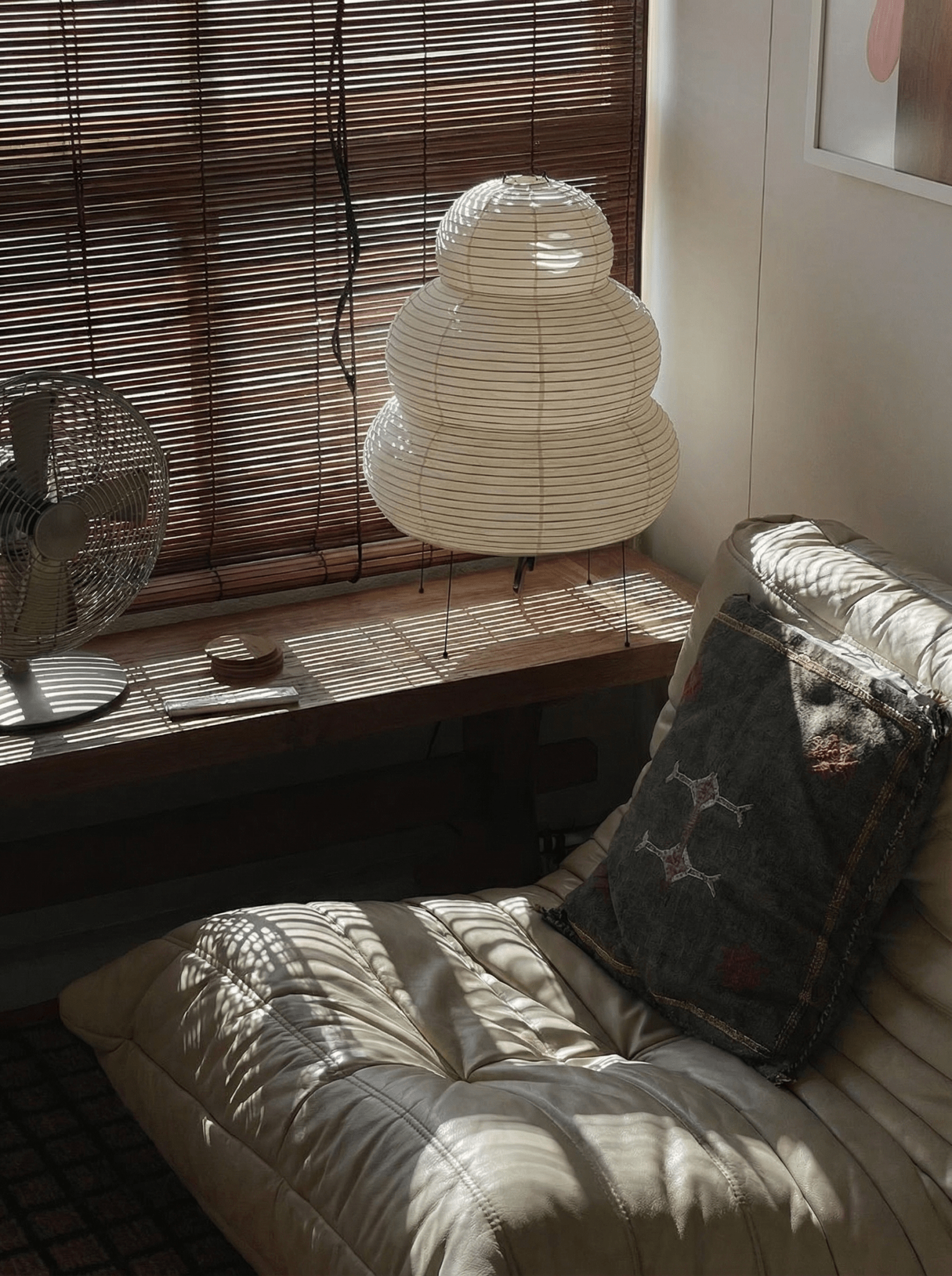 Akita Rice Paper Table Lamp - Homezee