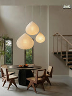 Akita Rice Paper Japandi Drop Pendant Light