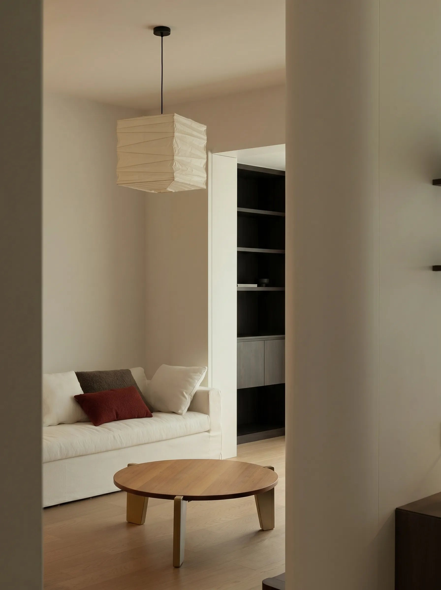 Akita Rice Paper Japandi Square Pendant Light