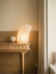 Akita Rice Paper Tilted Table Lamp
