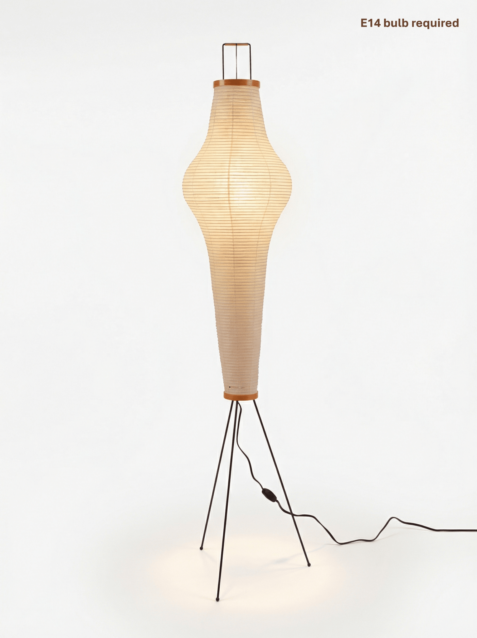 Akita Willow Rice Paper Floor Lamp