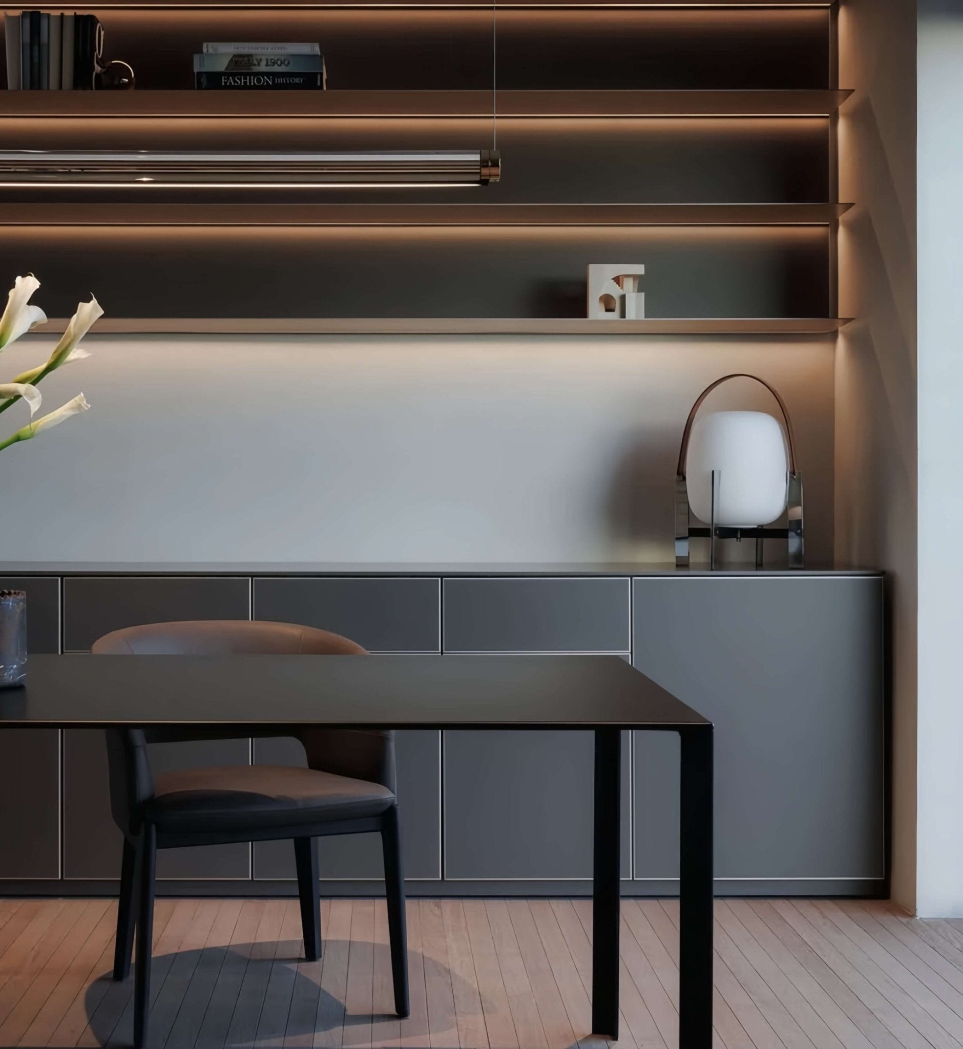 Alix Cesta Metalica Basket Lamp Modern Opal Glass & Chrome Accent Light - Homezee