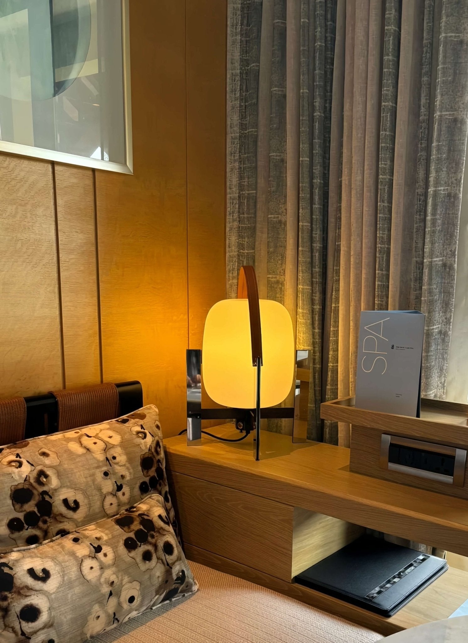 Alix Cesta Metalica Basket Lamp Modern Opal Glass & Chrome Accent Light - Homezee