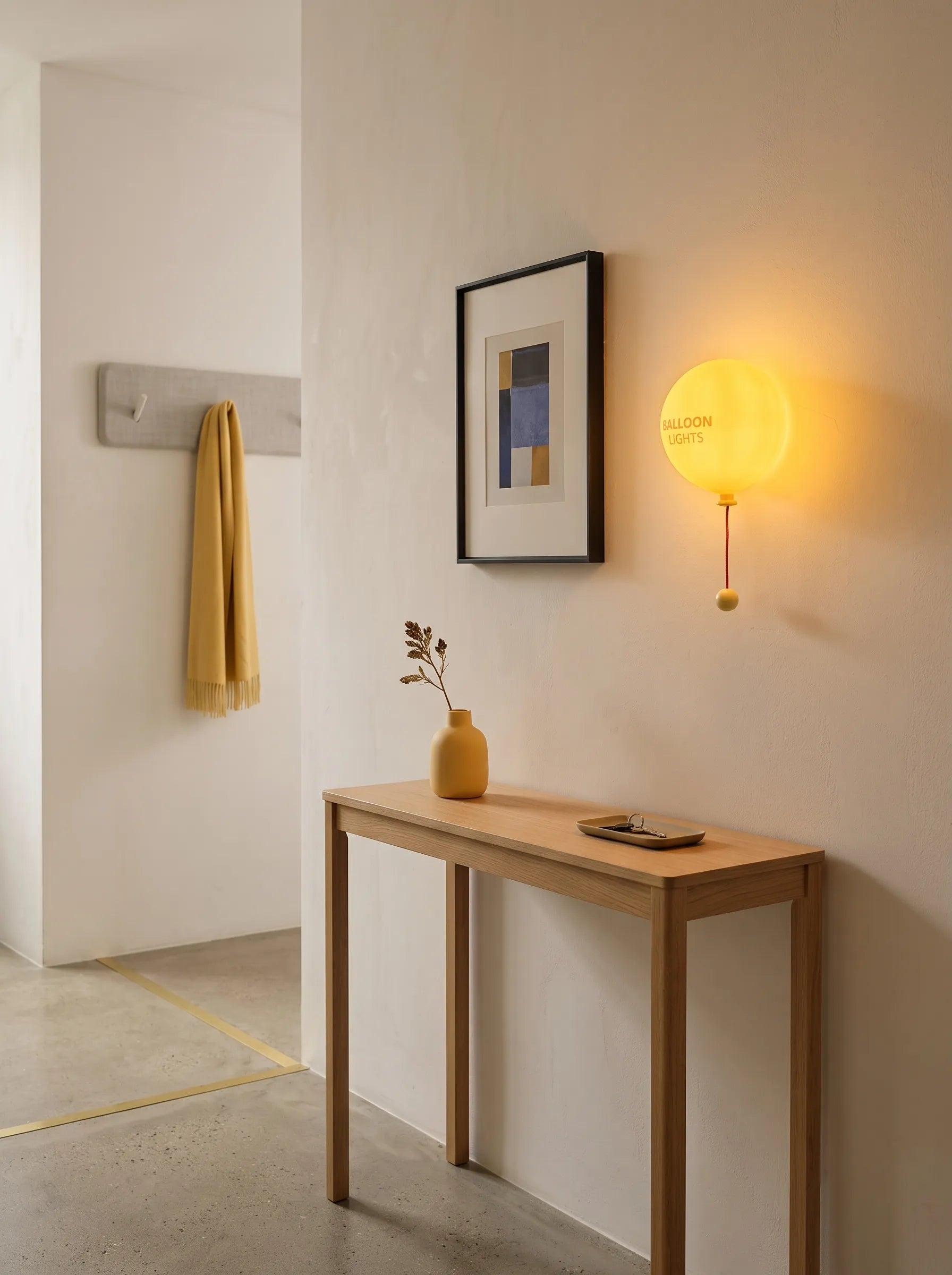 Balloon Rechargeable Touch & Pull Dual Control Wall Night Light