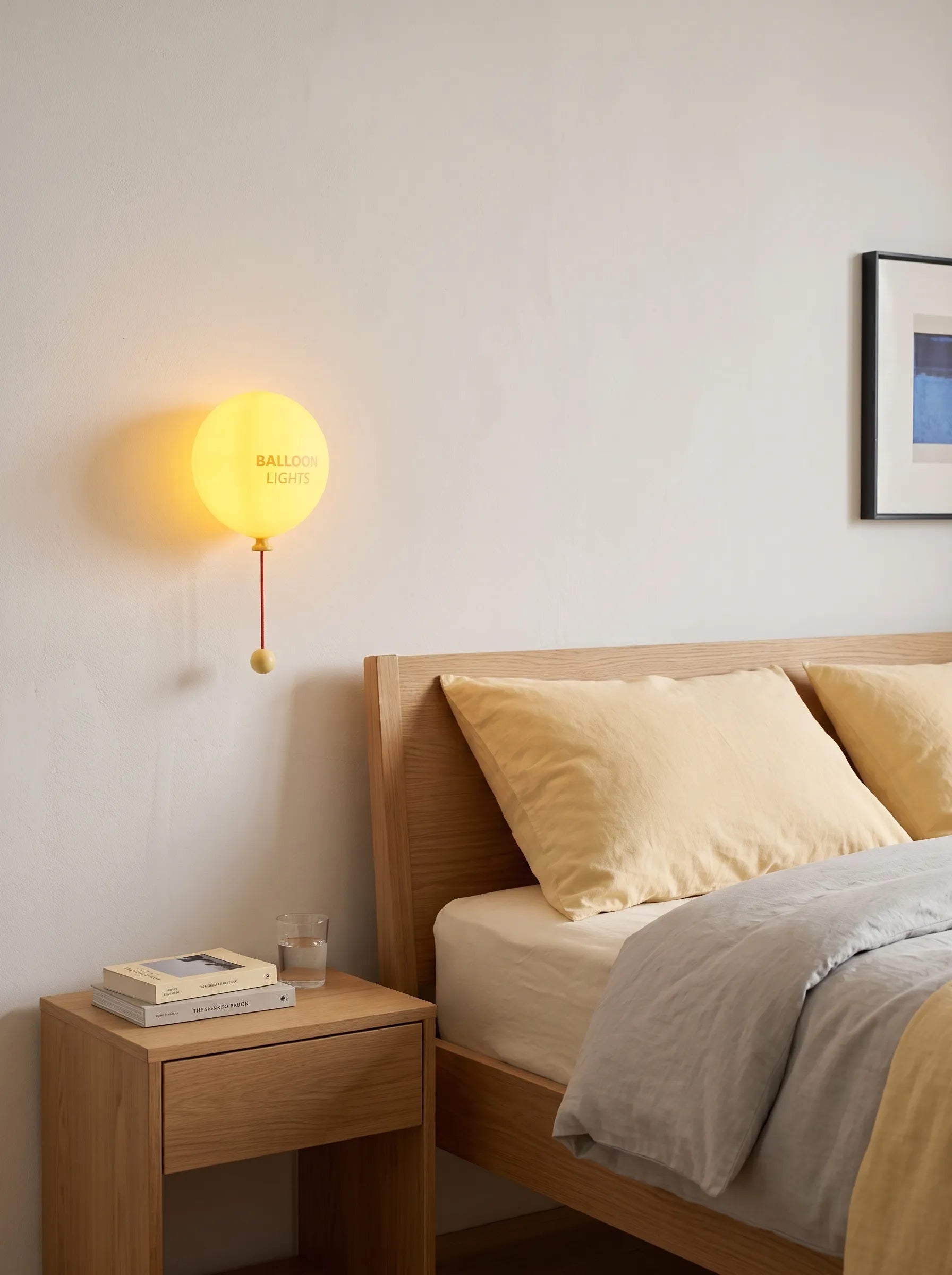 Balloon Rechargeable Touch & Pull Dual Control Wall Night Light
