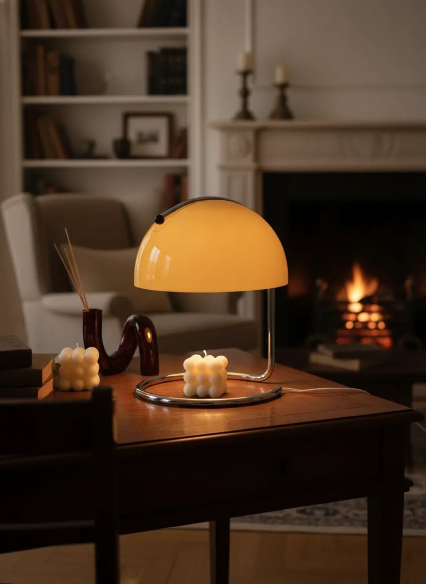 Luca Bauhaus Candle Warmer Table Lamp - Homezee