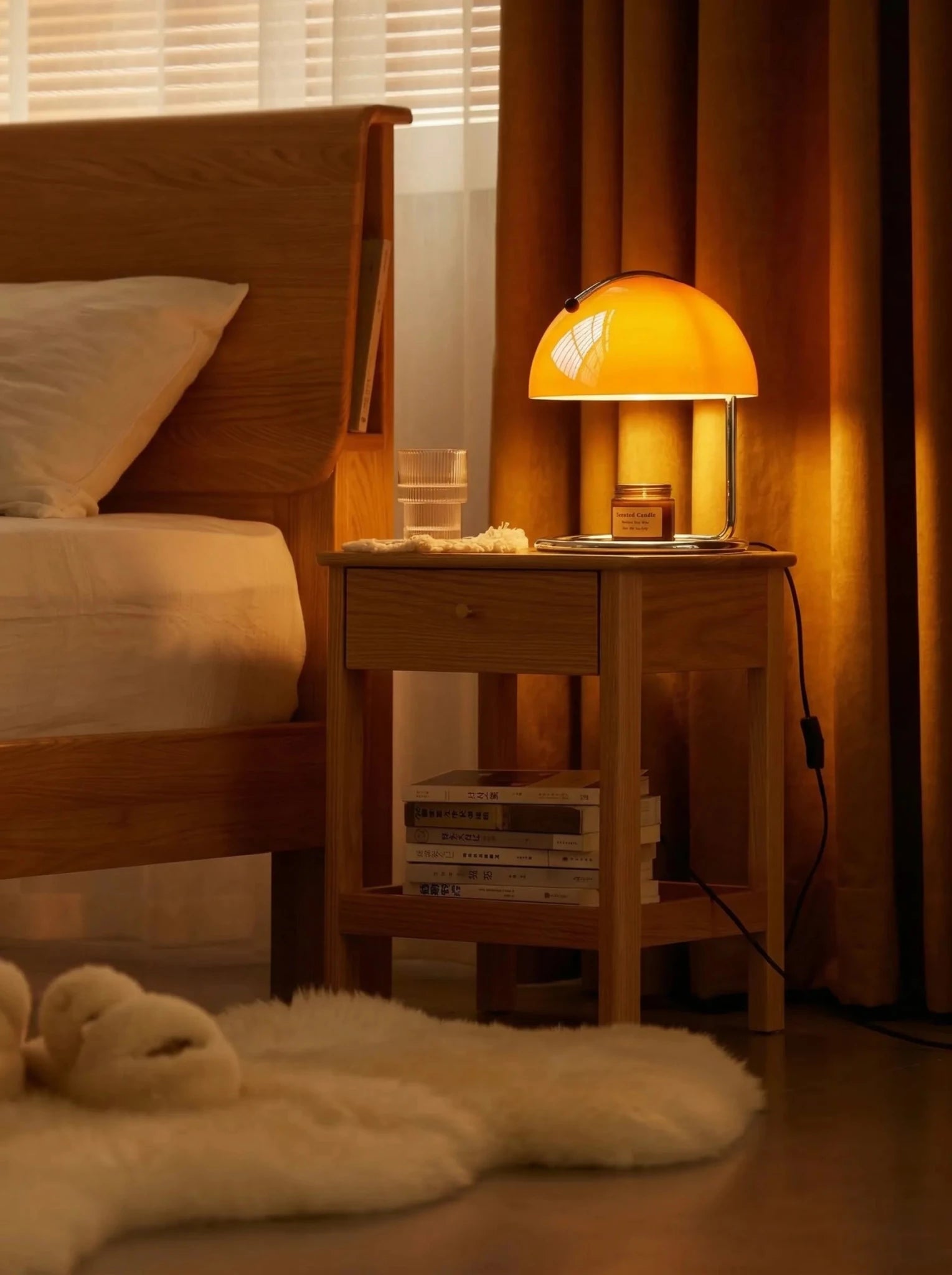 Luca Bauhaus Candle Warmer Table Lamp - Homezee
