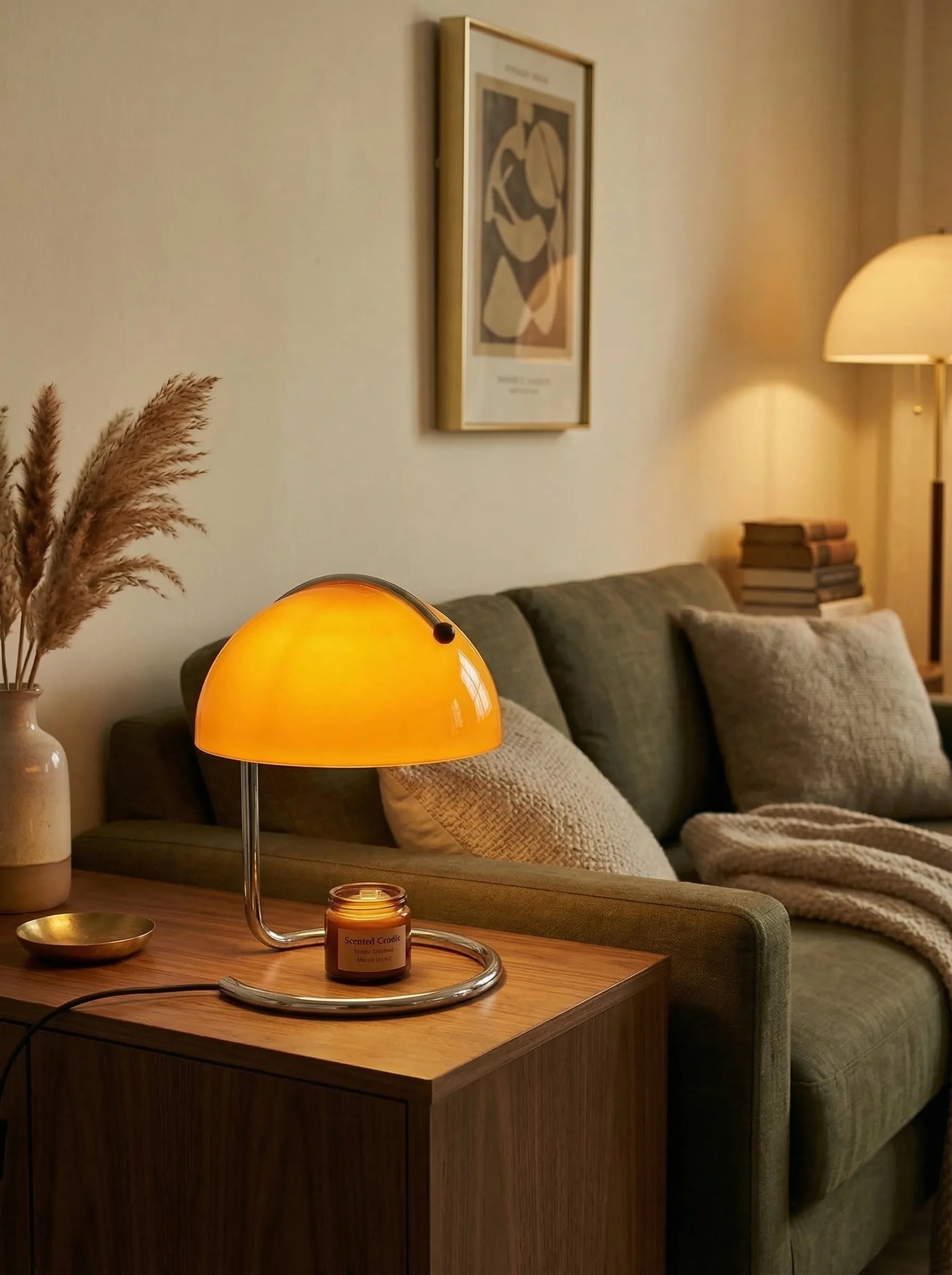 Luca Bauhaus Candle Warmer Table Lamp