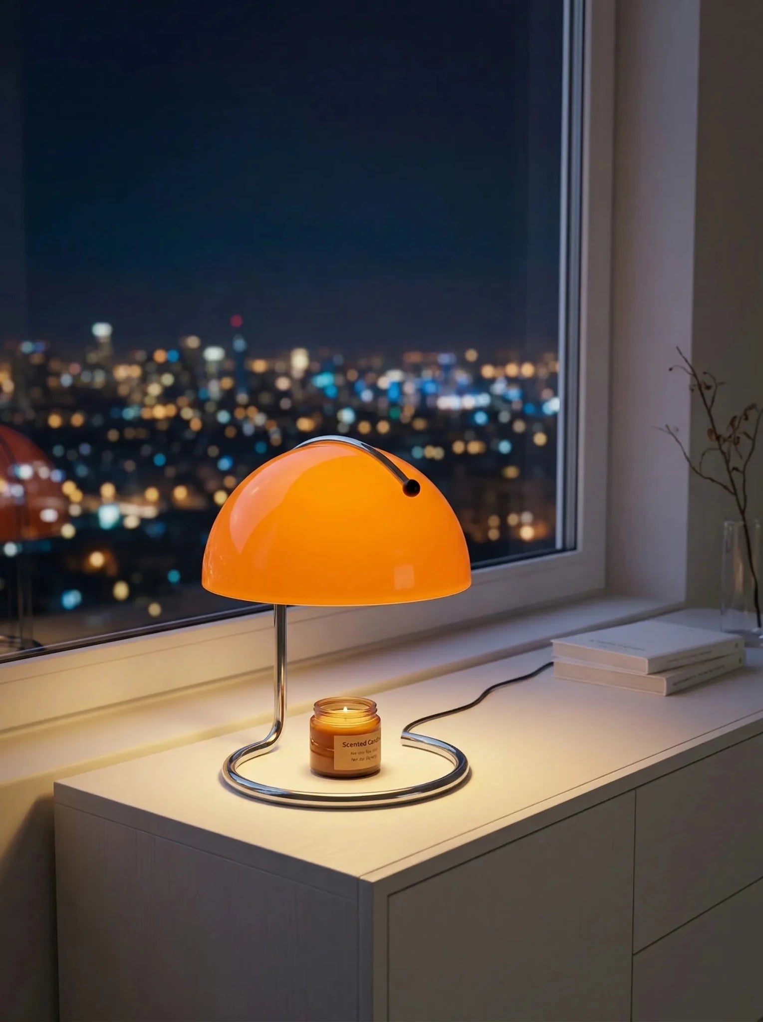 Luca Bauhaus Candle Warmer Table Lamp - Homezee
