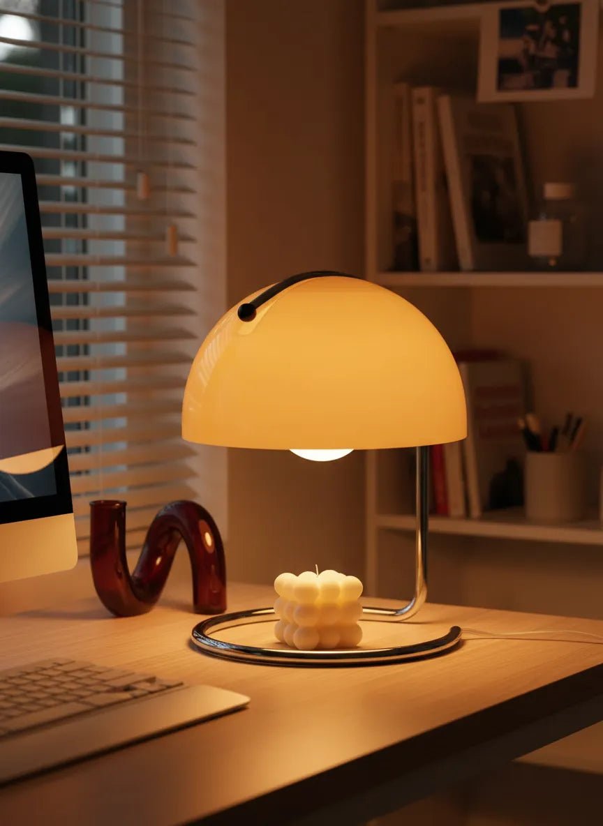Luca Bauhaus Candle Warmer Table Lamp - Homezee