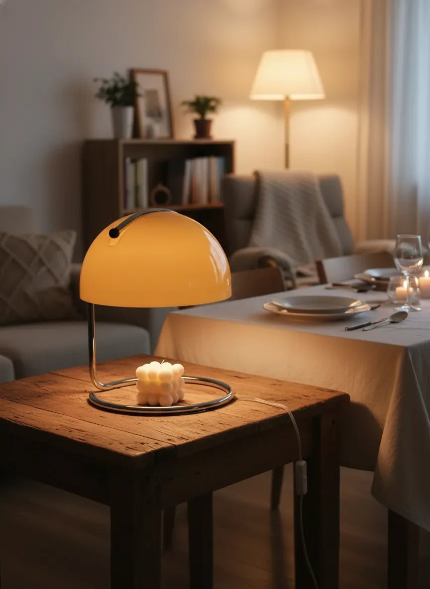 Luca Bauhaus Candle Warmer Table Lamp - Homezee
