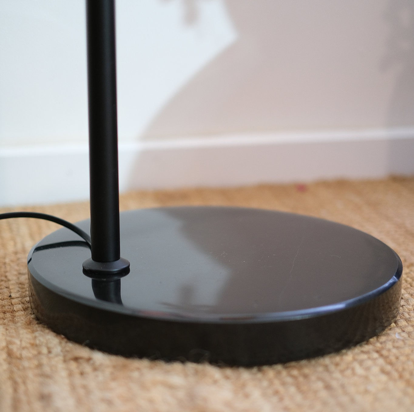 Bella Arc Floor Lamp Solid Marble Base for Stability