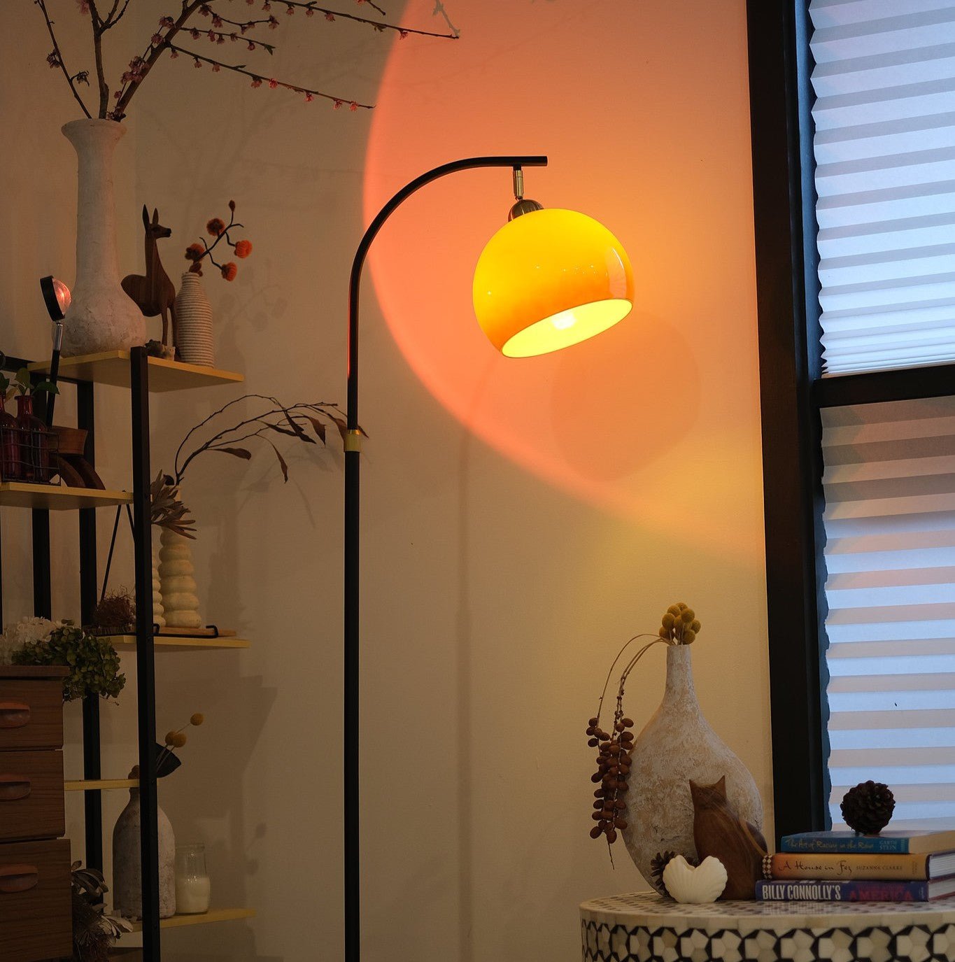 Bella Arc Floor Lamp - Homezee