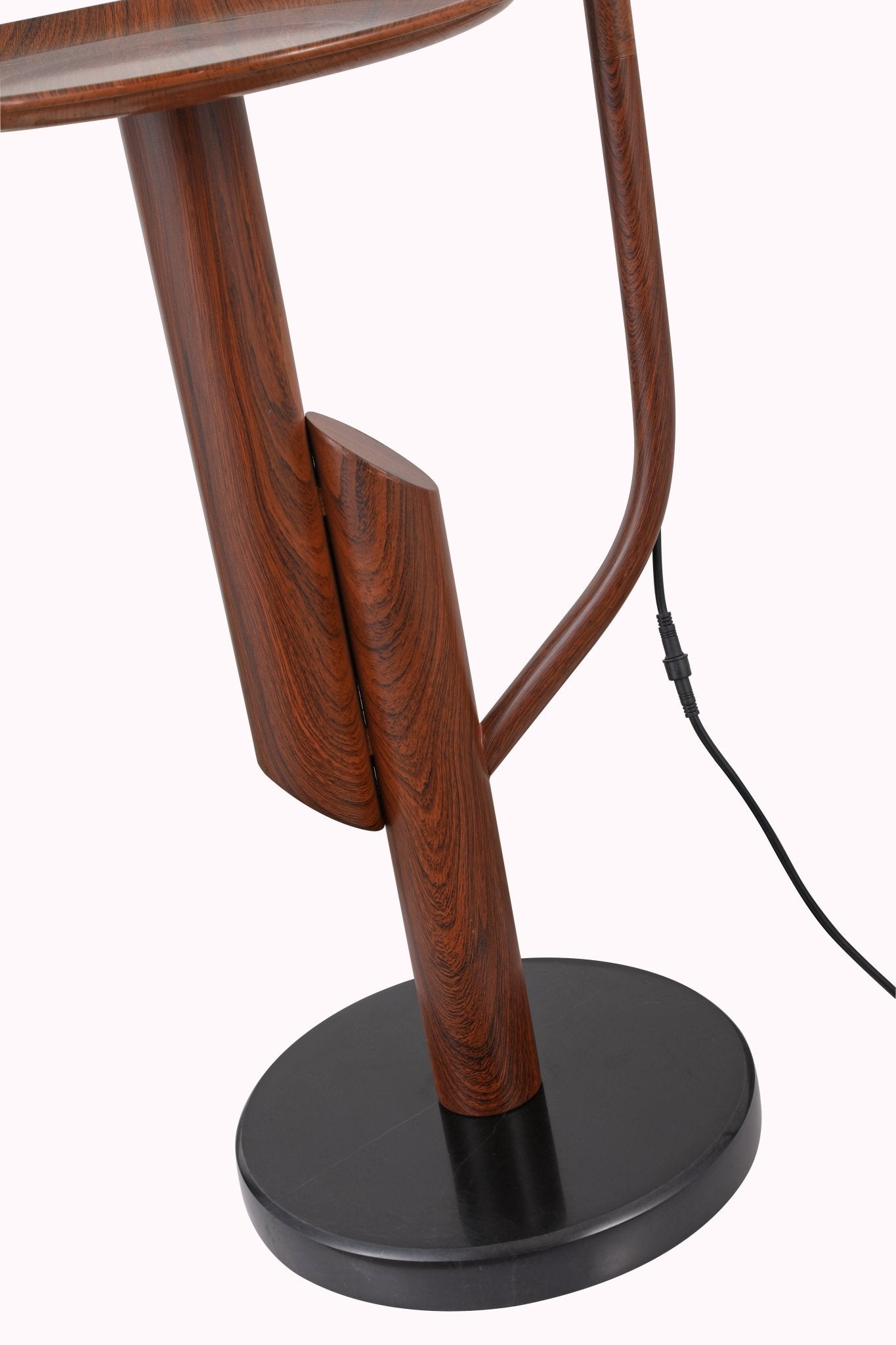 Carla Floor Lamp & Olivia Table Lamp Set - Homezee