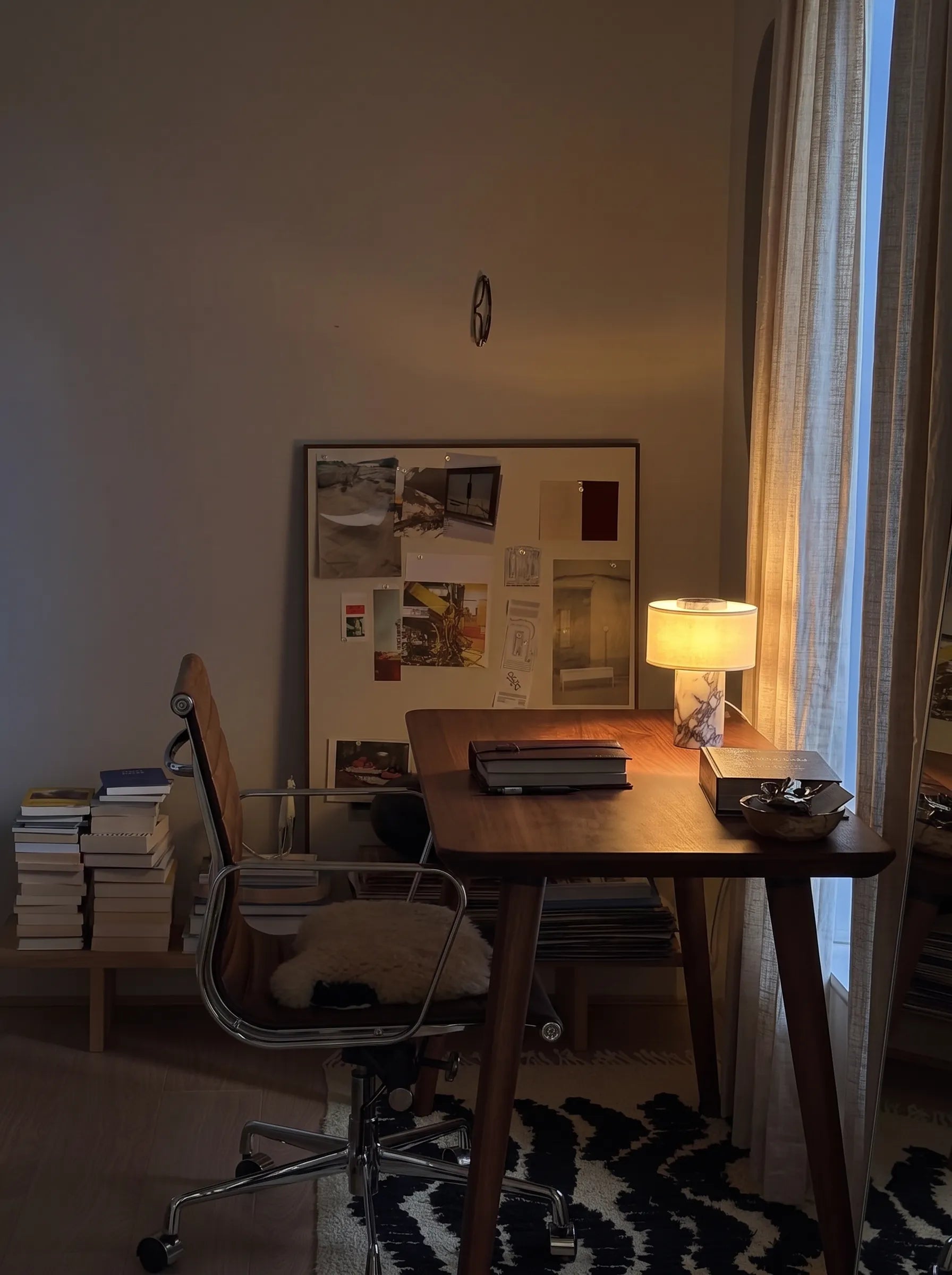 Chloe Stone Portable Rechargeable Table Lamp - Touch Control