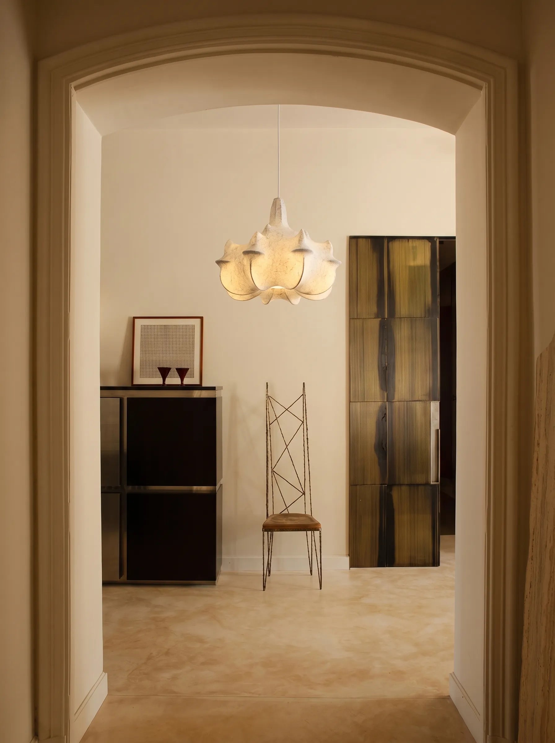 Nelson Silk Cocoon Wabi-Sabi Cloud Pendant Light