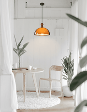 Coby Pendant Light | Woodgrain - Homezee