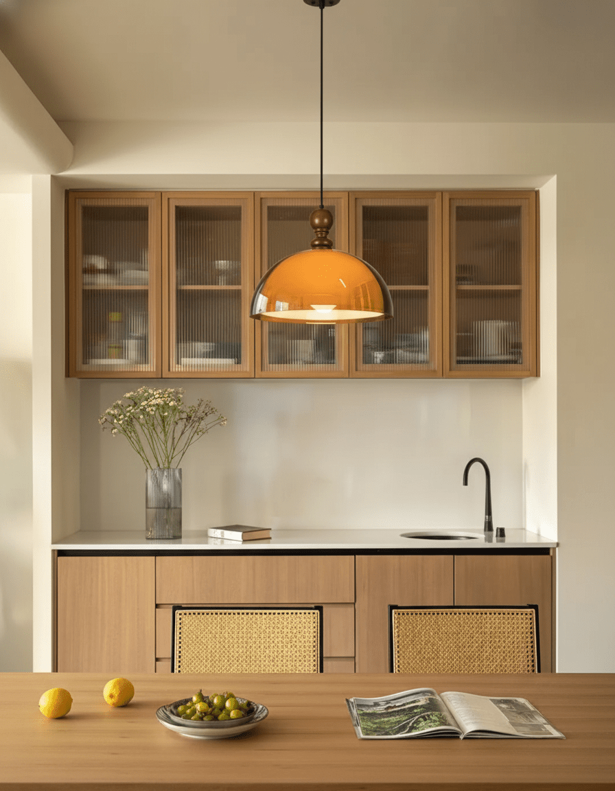 Coby Pendant Light | Woodgrain - Homezee