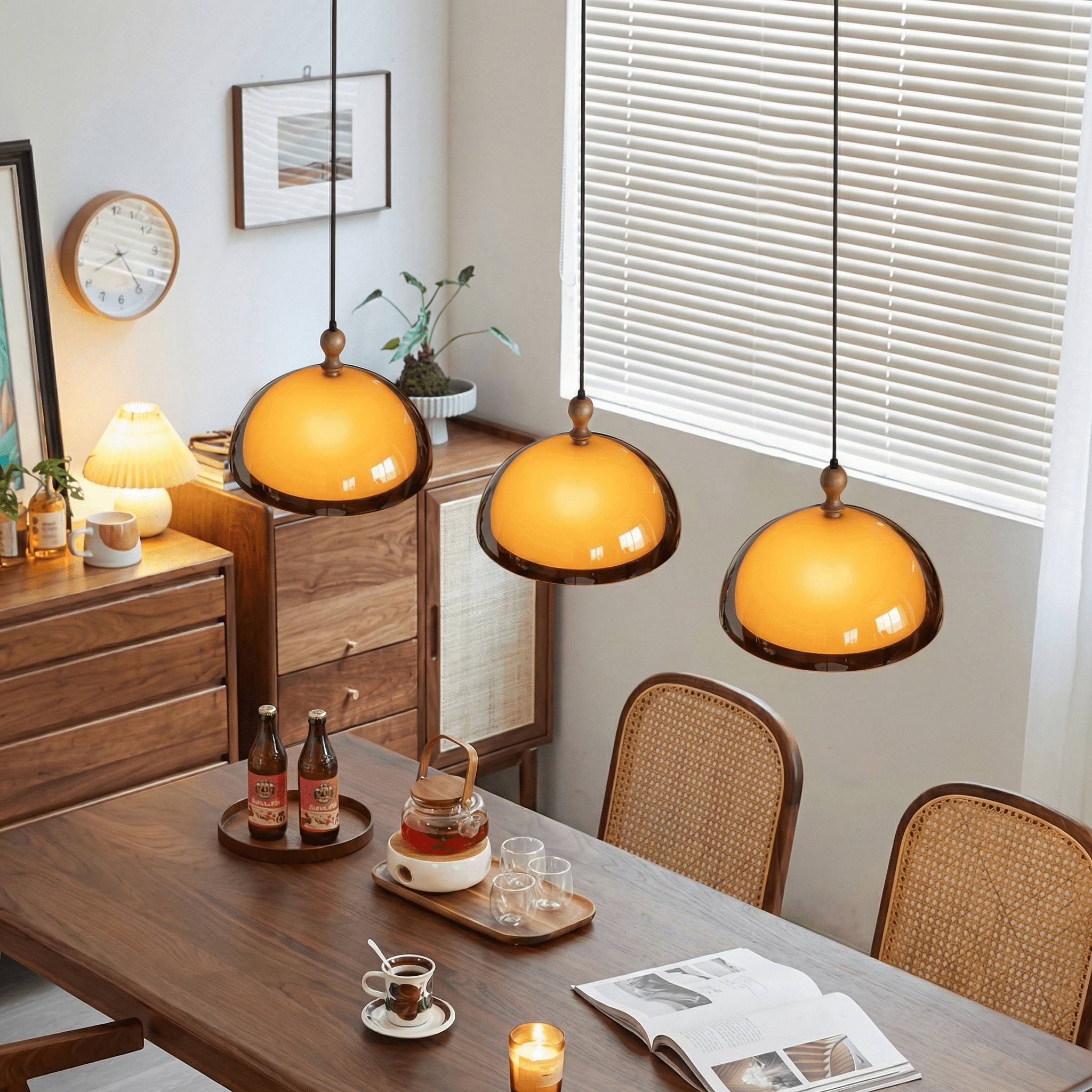 Coby Triple Pendant Light | Bar - Mount 3 Lights - Homezee