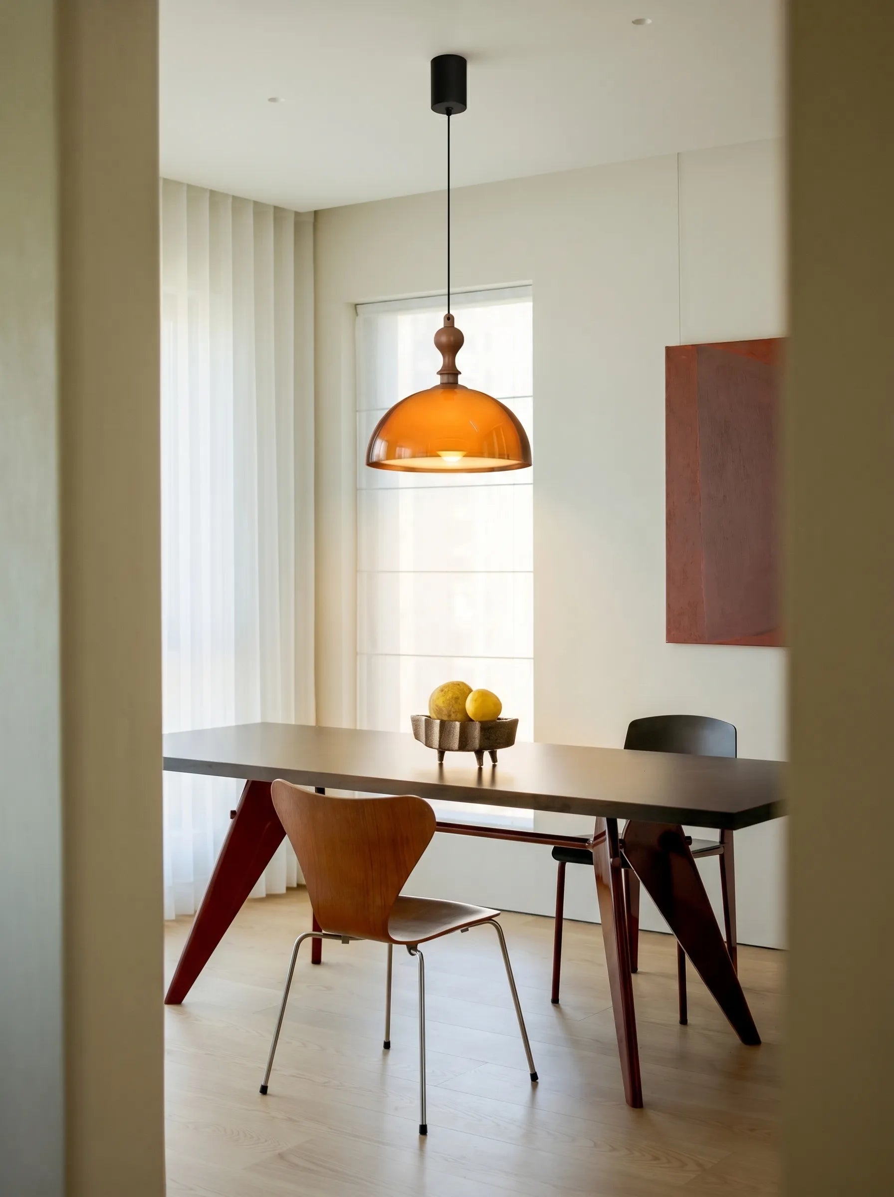 Coby Pull-Down Modern Pendant Light