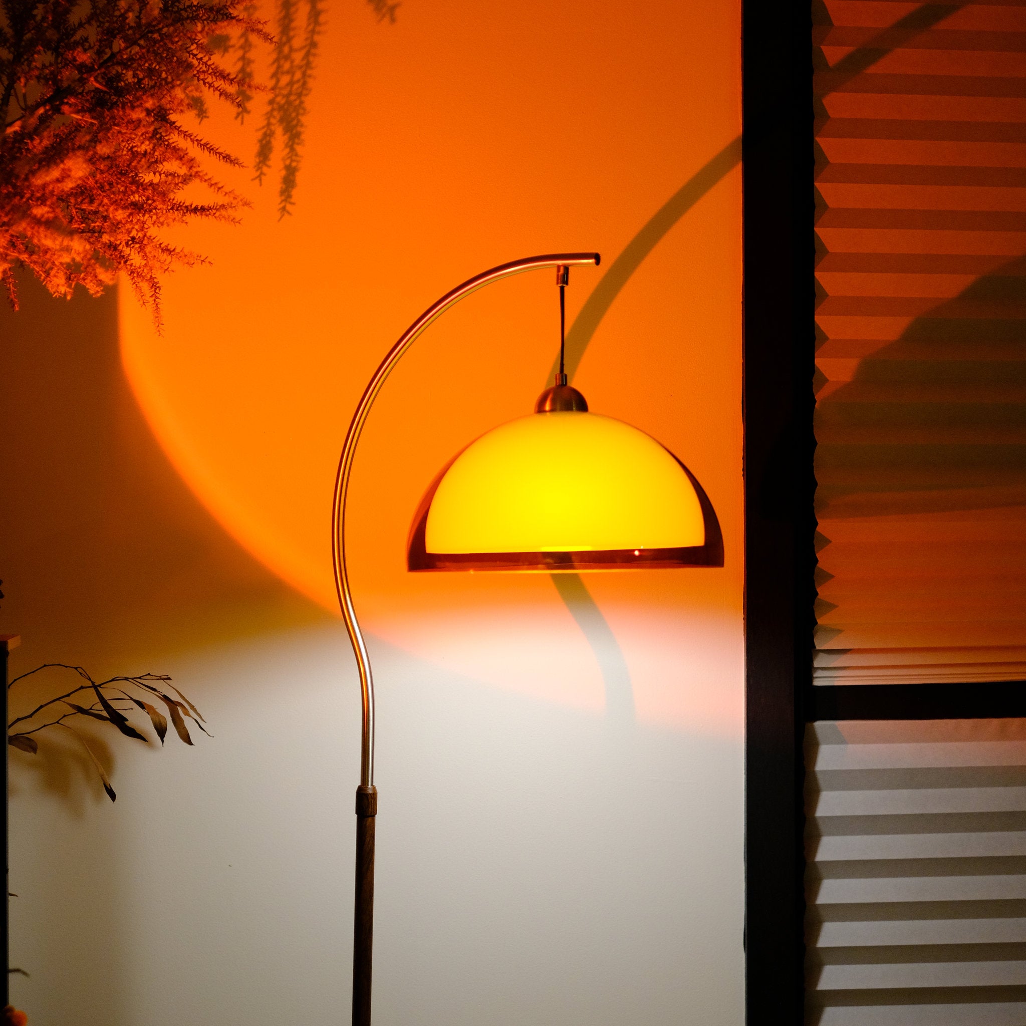 The Coby Double Dome Mushroom Floor Lamp 