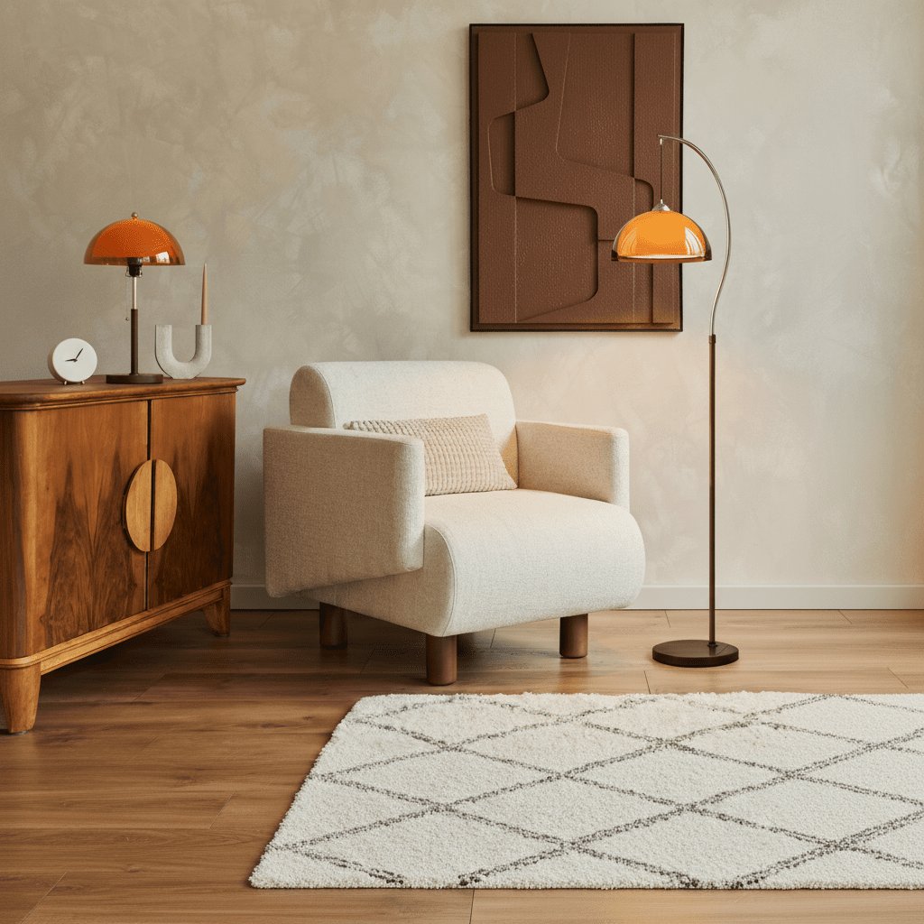 Coby Arc Floor & Coby+ Table Lamp Set (No Shelf) - Homezee