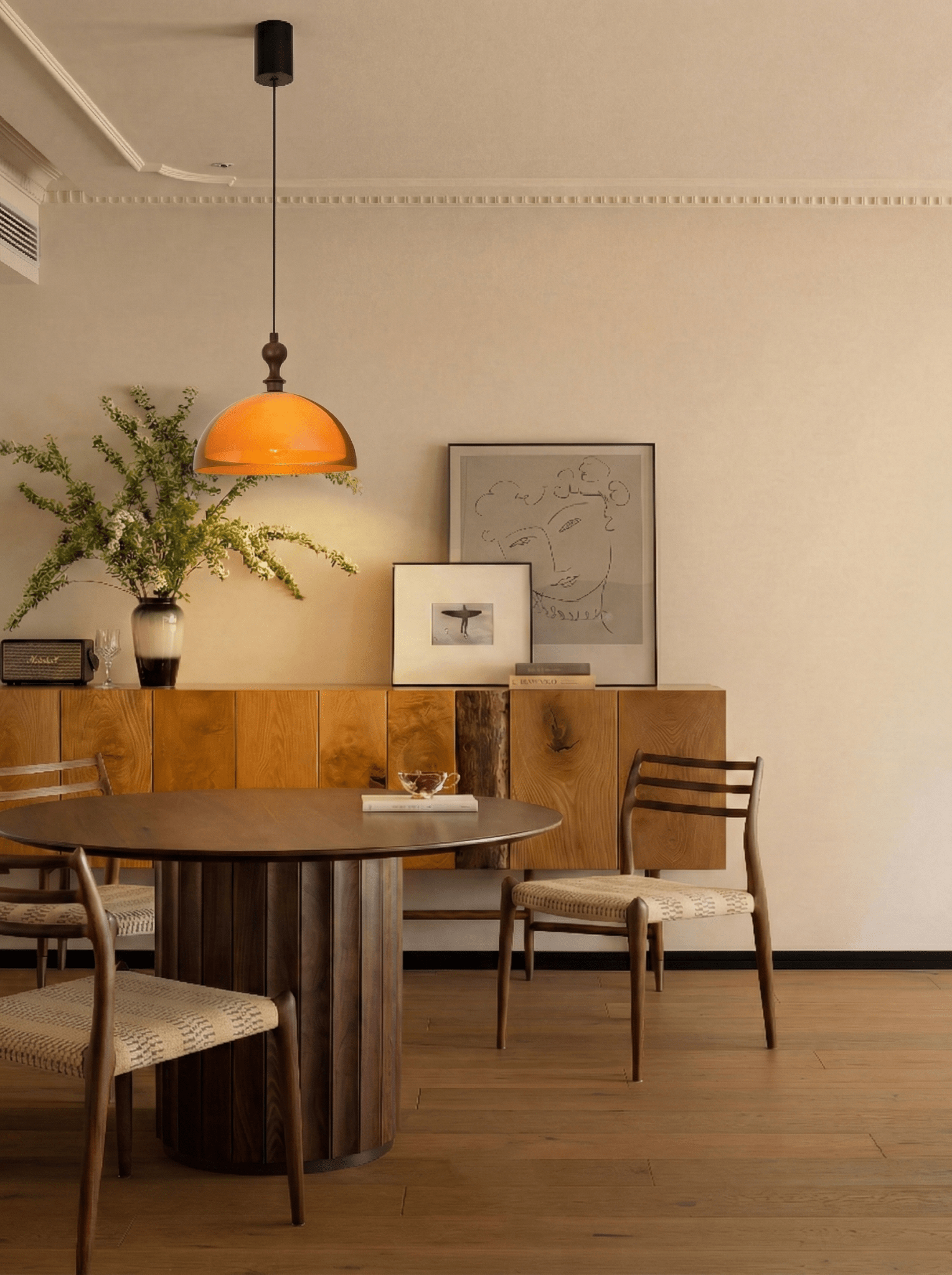 Coby Pull - Down Pendant Lamp | Height Adjustable - Homezee