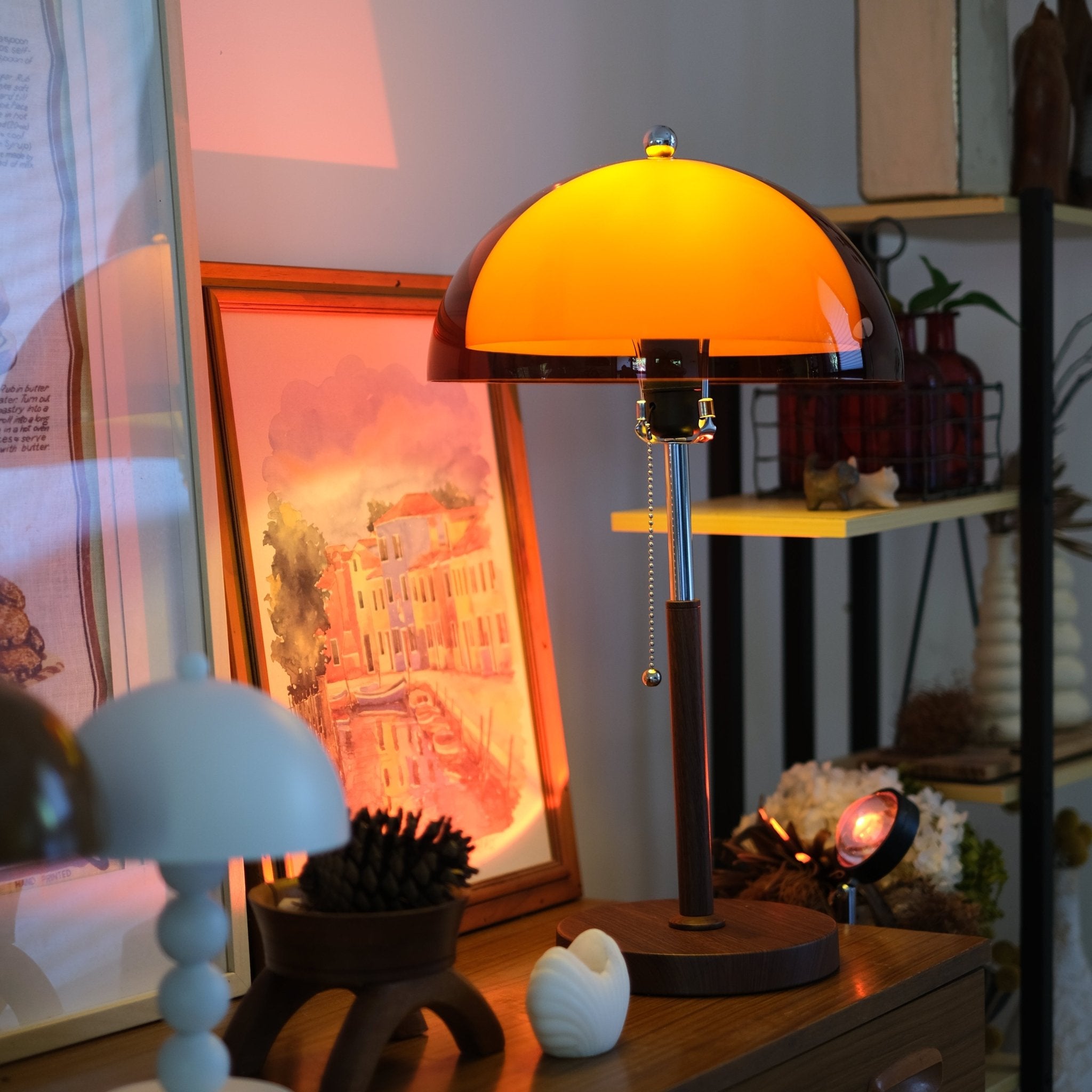 Coby+ Mushroom Table Lamp | Double Dome - Homezee