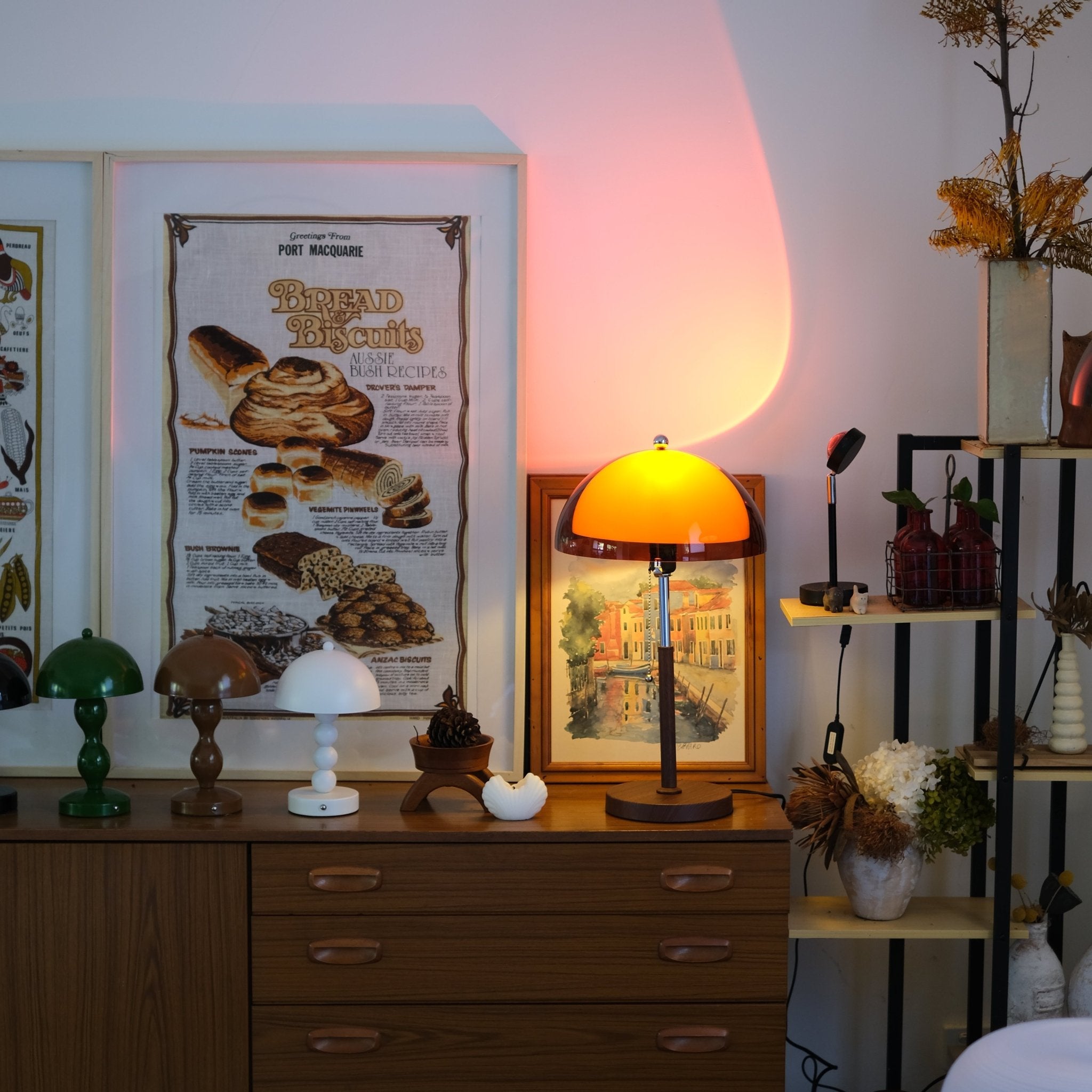 Coby+ Mushroom Table Lamp | Double Dome - Homezee