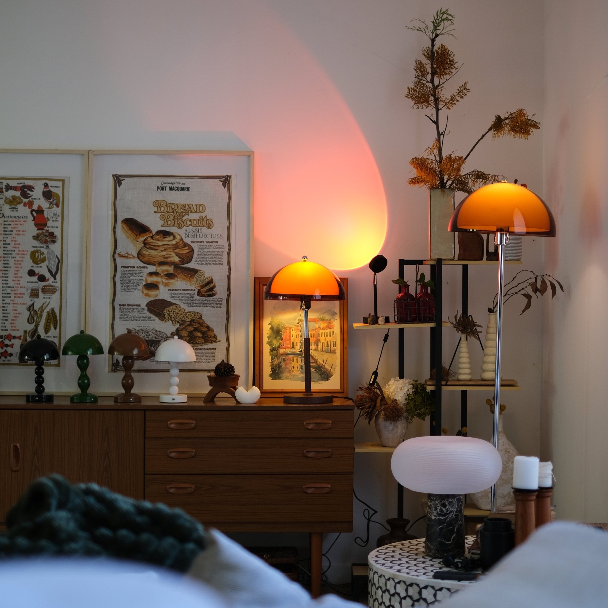 Coby+ Mushroom Table Lamp | Double Dome - Homezee