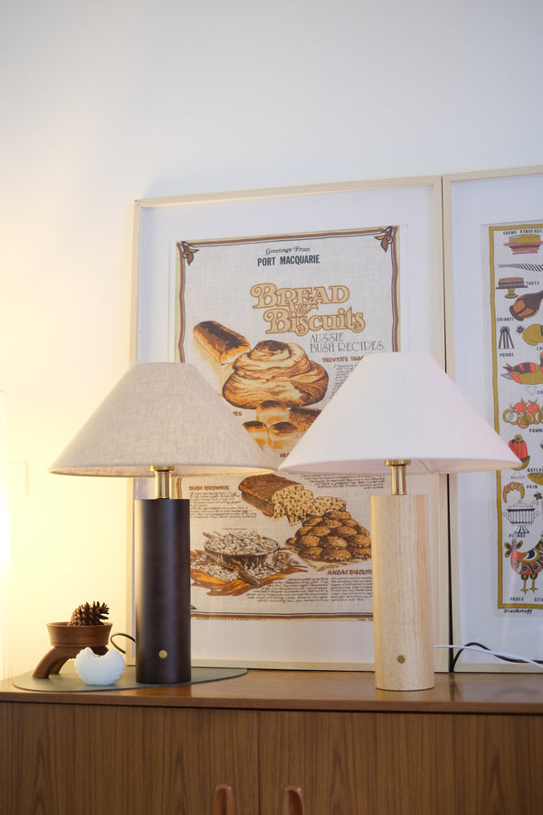 2x Tokyo Timber Table Lamps (Bundle & Save)