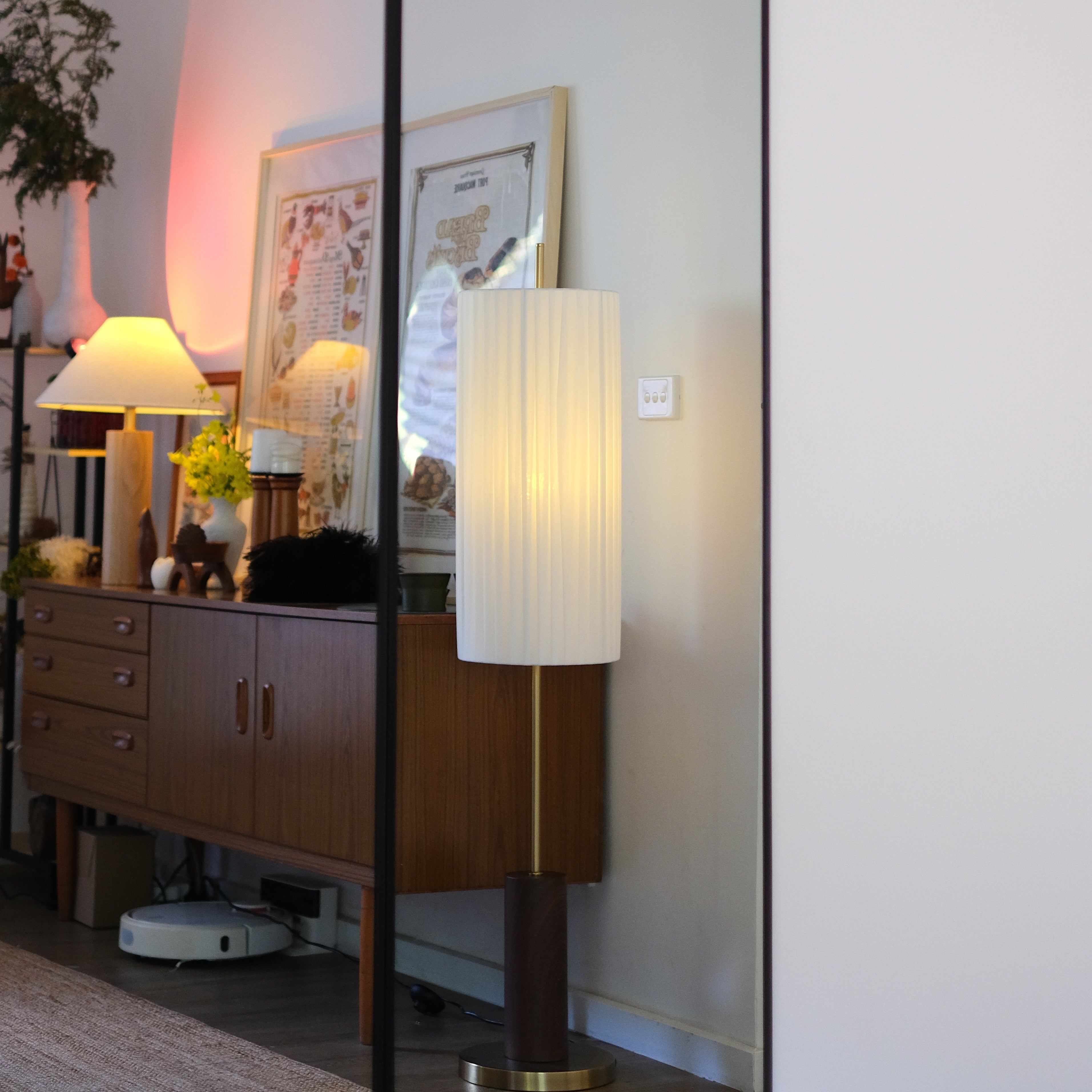 Zen Art Japandi Floor Lamp Versatile Placement
